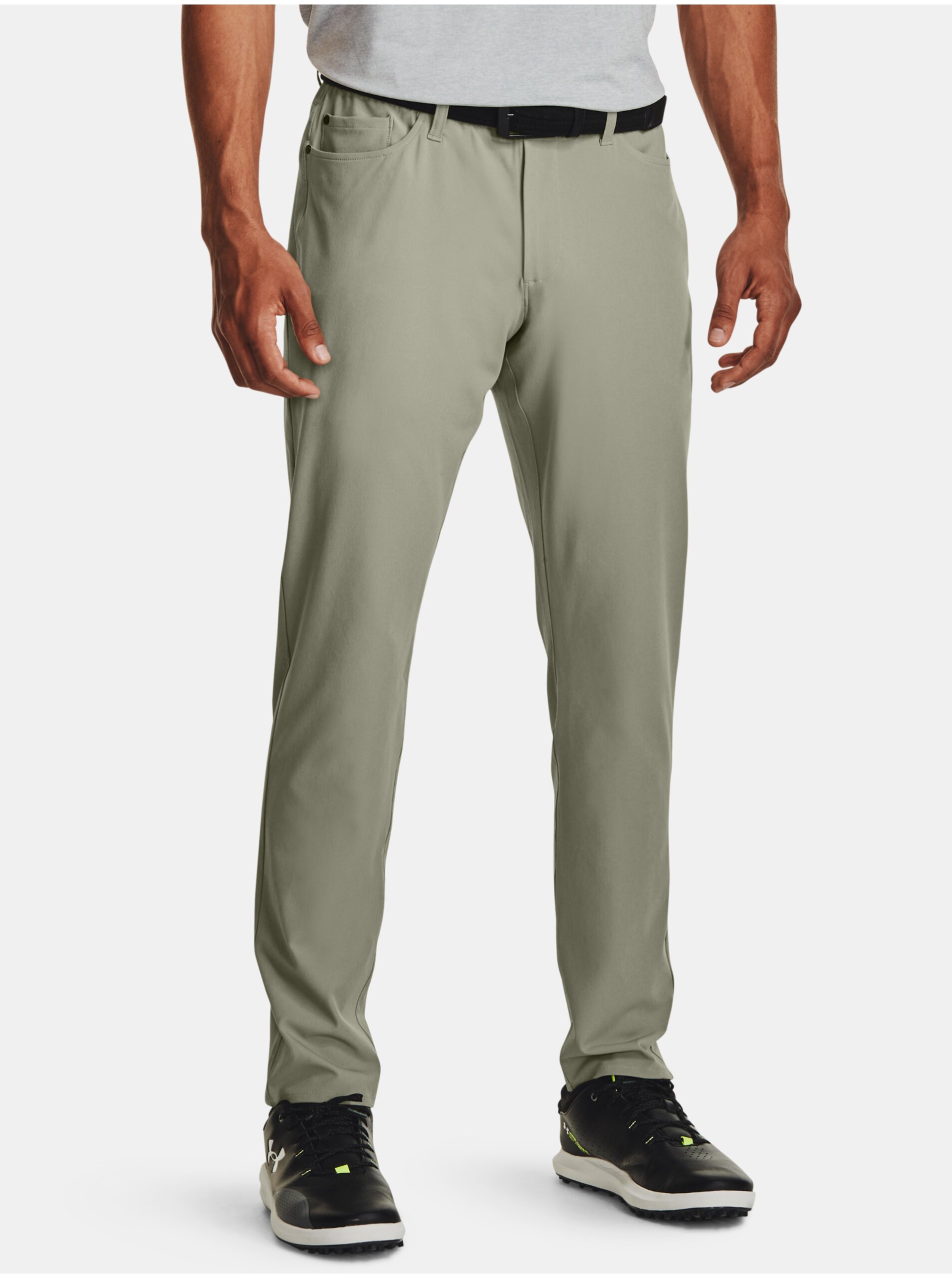 E-shop Světle šedé sportovní kalhoty Under Armour UA Drive 5 Pocket Pant