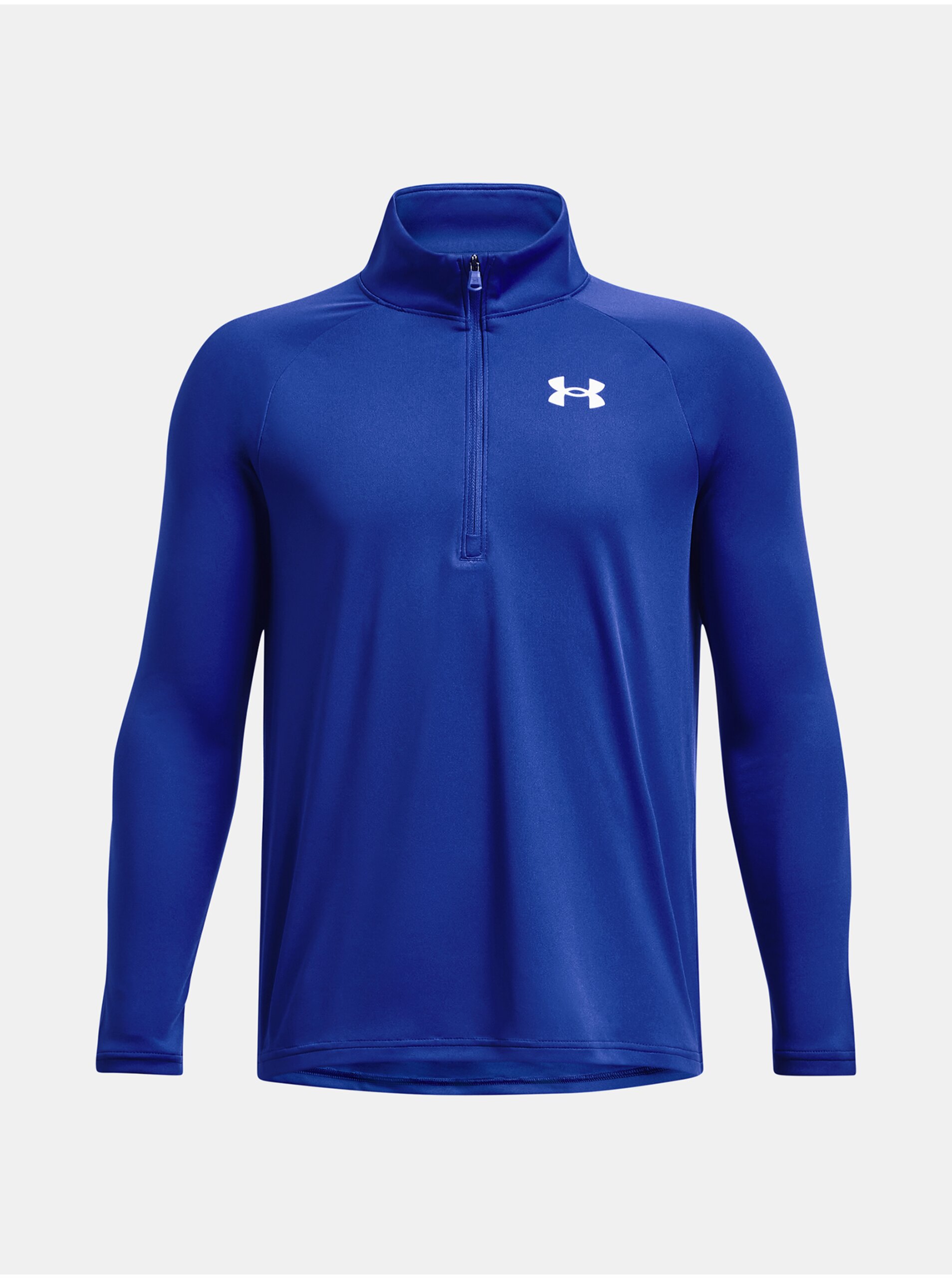 Levně Modré sportovní tričko Under Armour UA Tech 2.0 1/2 Zip