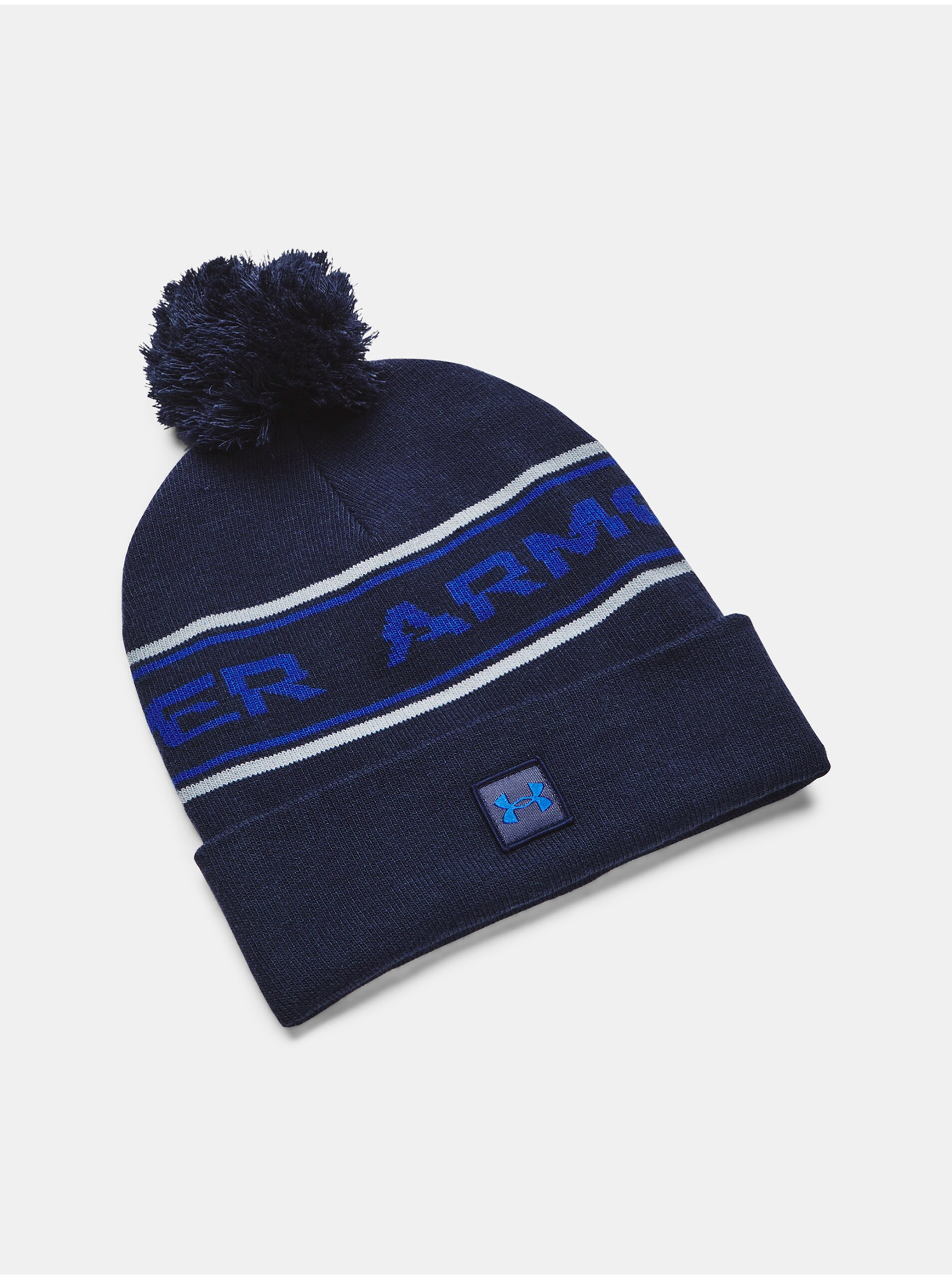 Levně Tmavě modrá čepice Under Armour UA Men's Halftime Pom Beanie