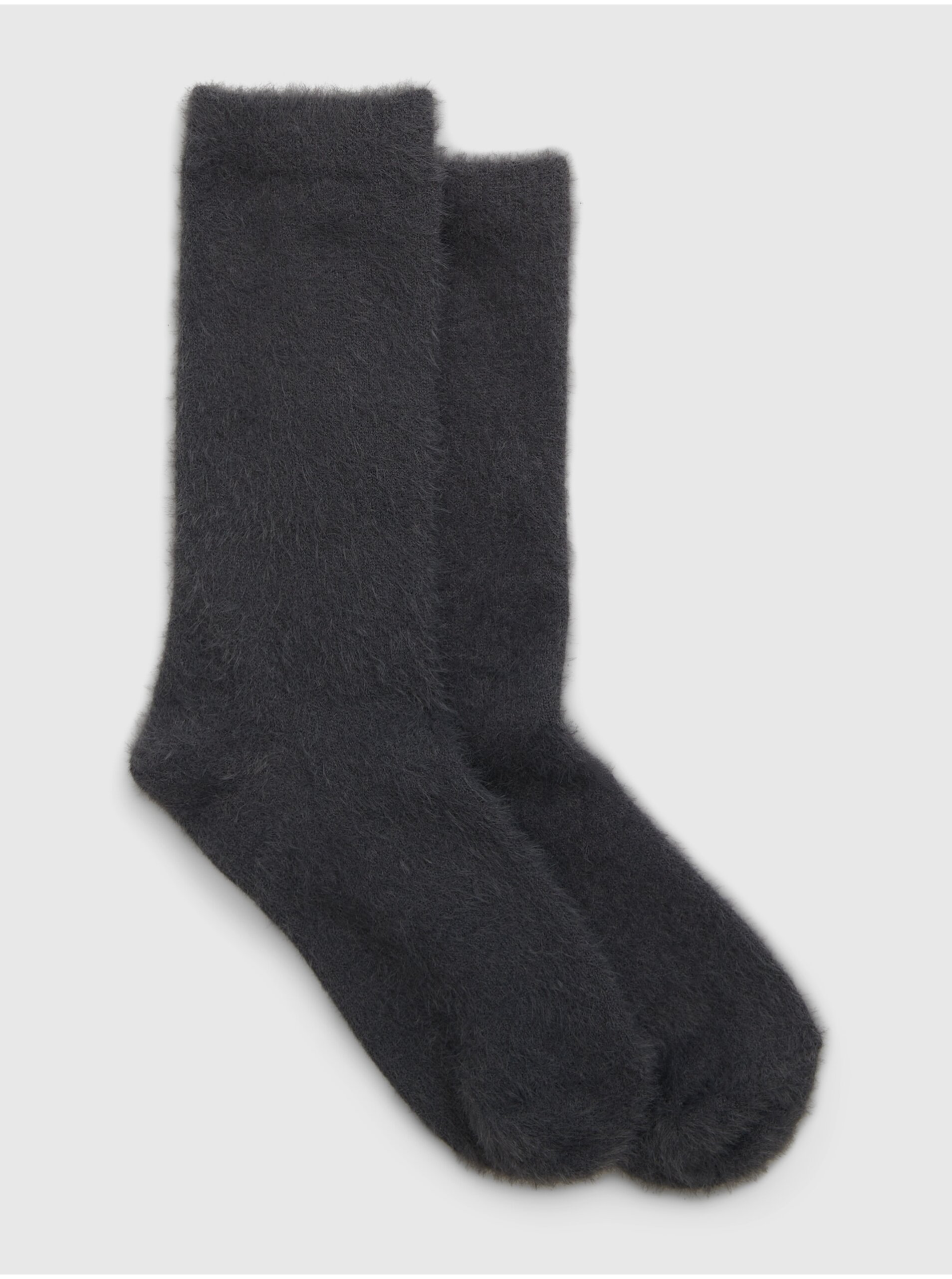 Levně Tmavě šedé dámské ponožky GAP
