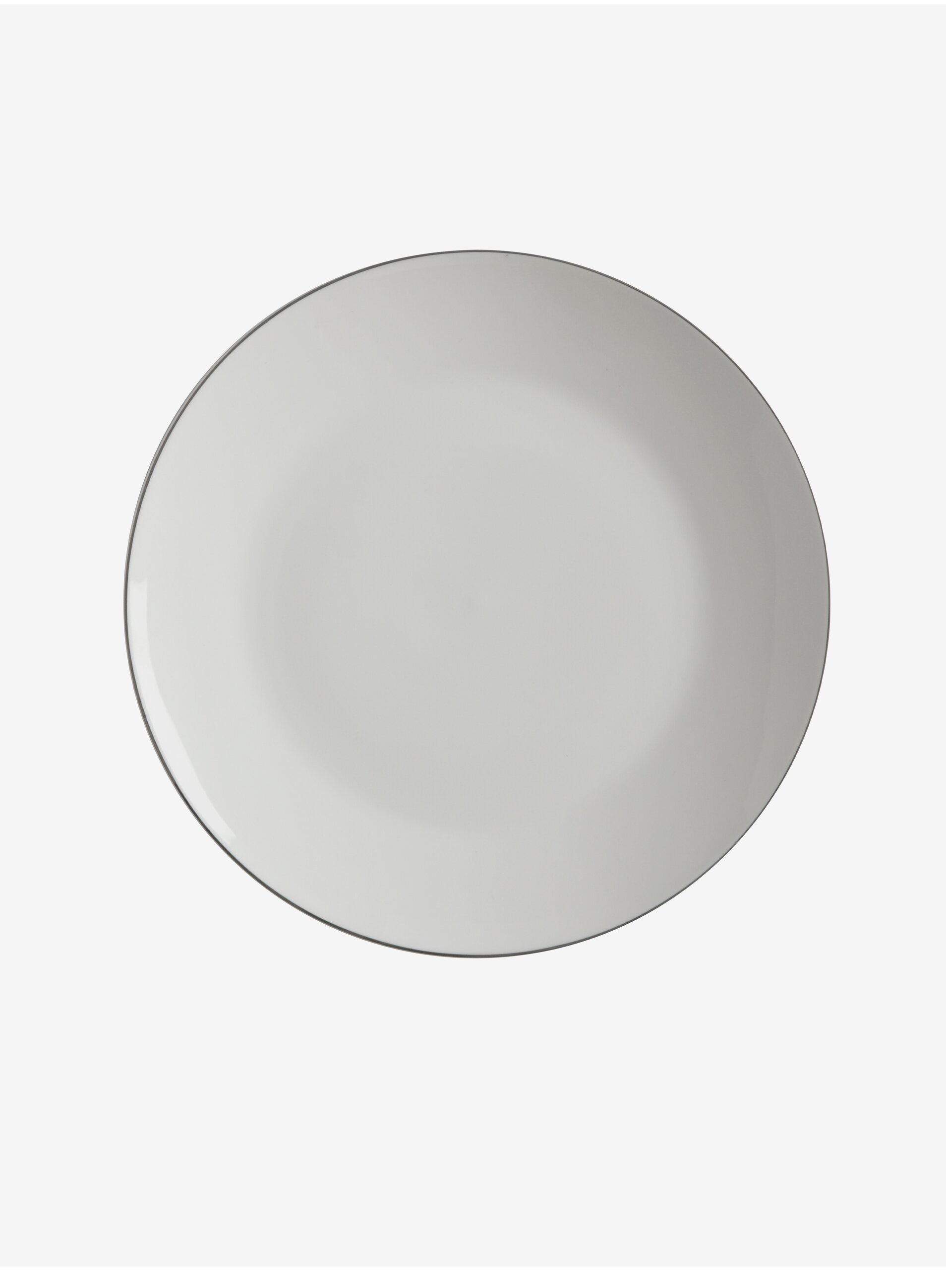 Bílý porcelánový předkrmový talíř Edge 23cm Maxwell & Williams