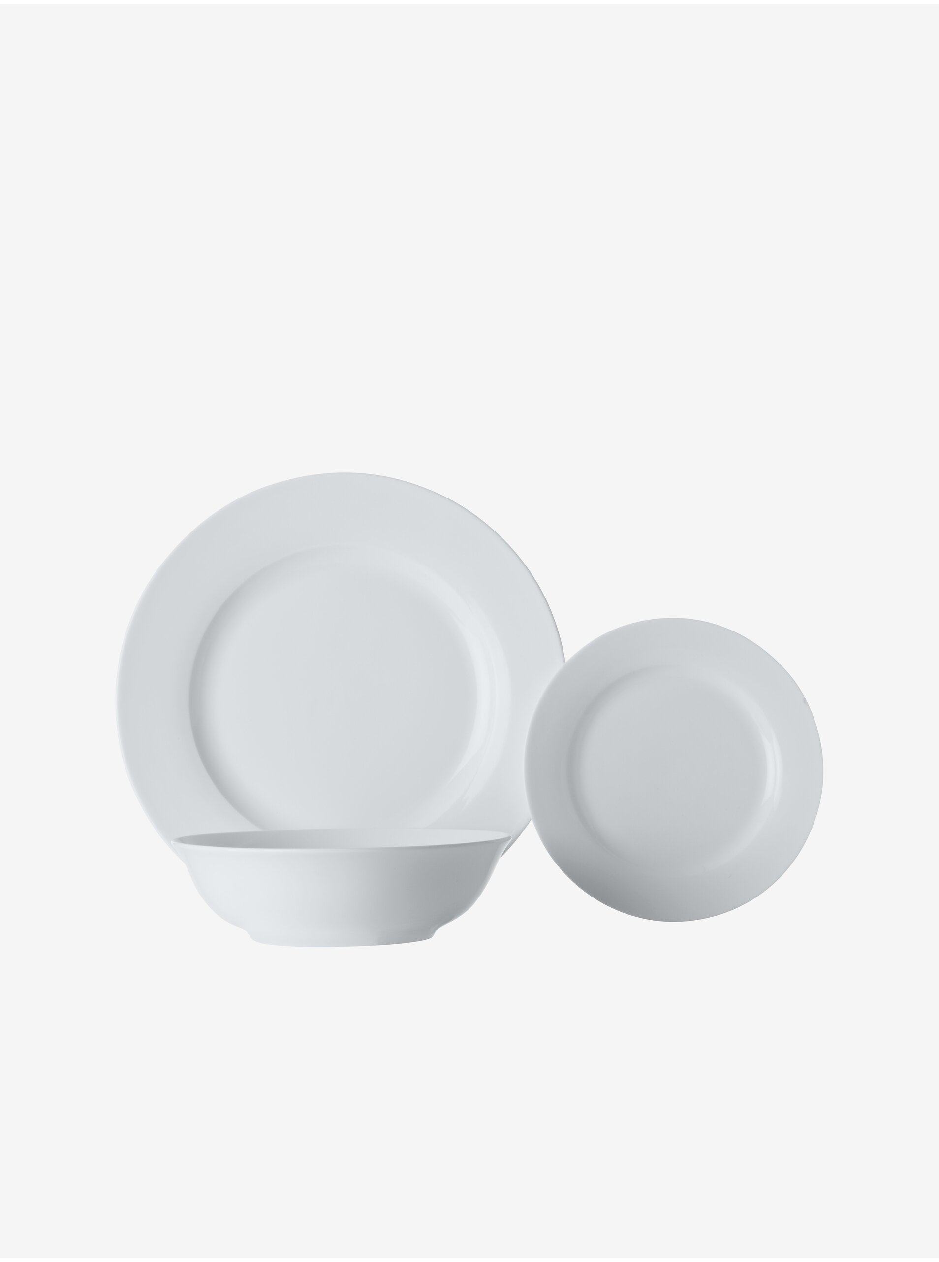 Levně Bílá porcelánová jídelní sada White Basics 12dílná Maxwell & Williams