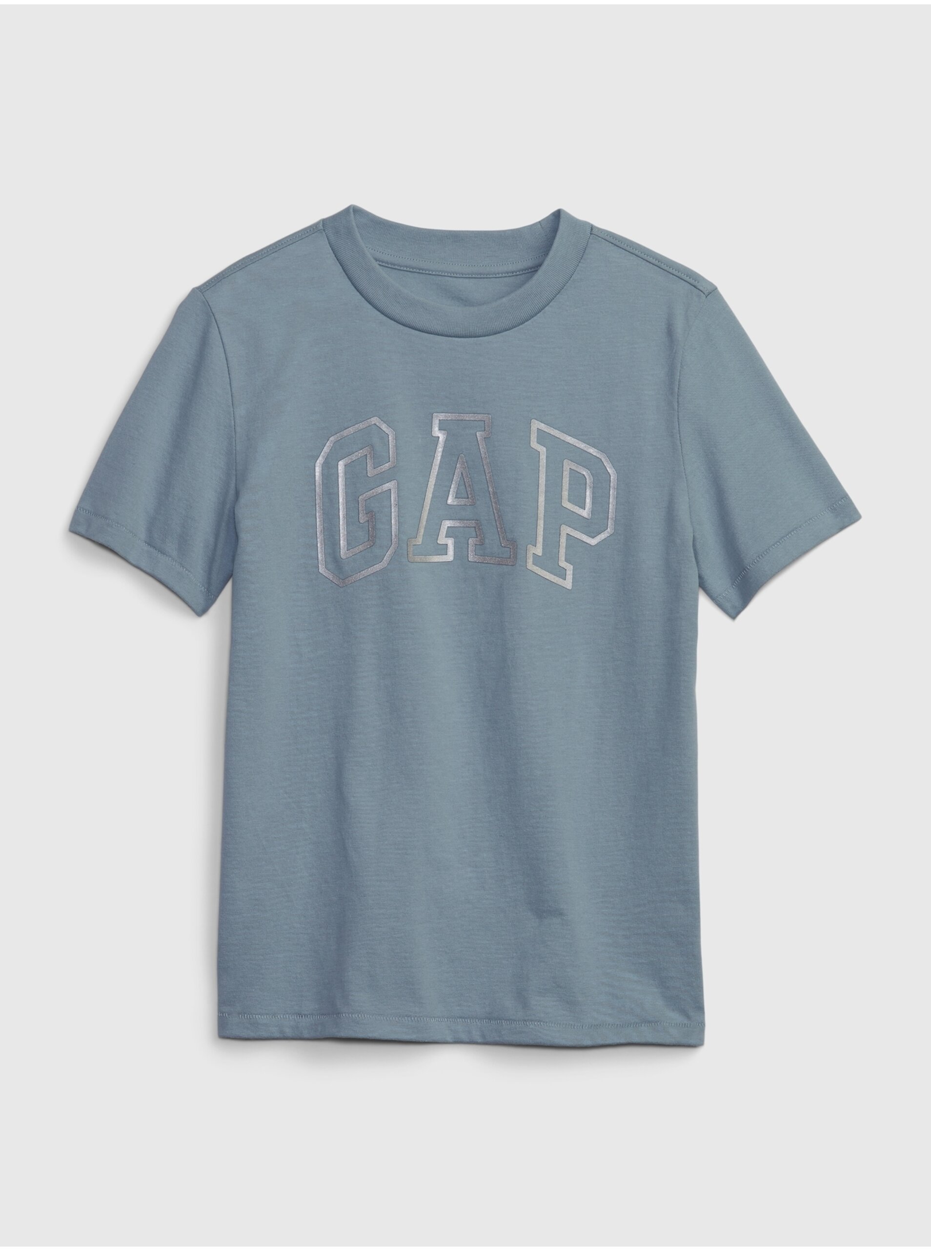 E-shop Světlo modré klučičí tričko s logem GAP