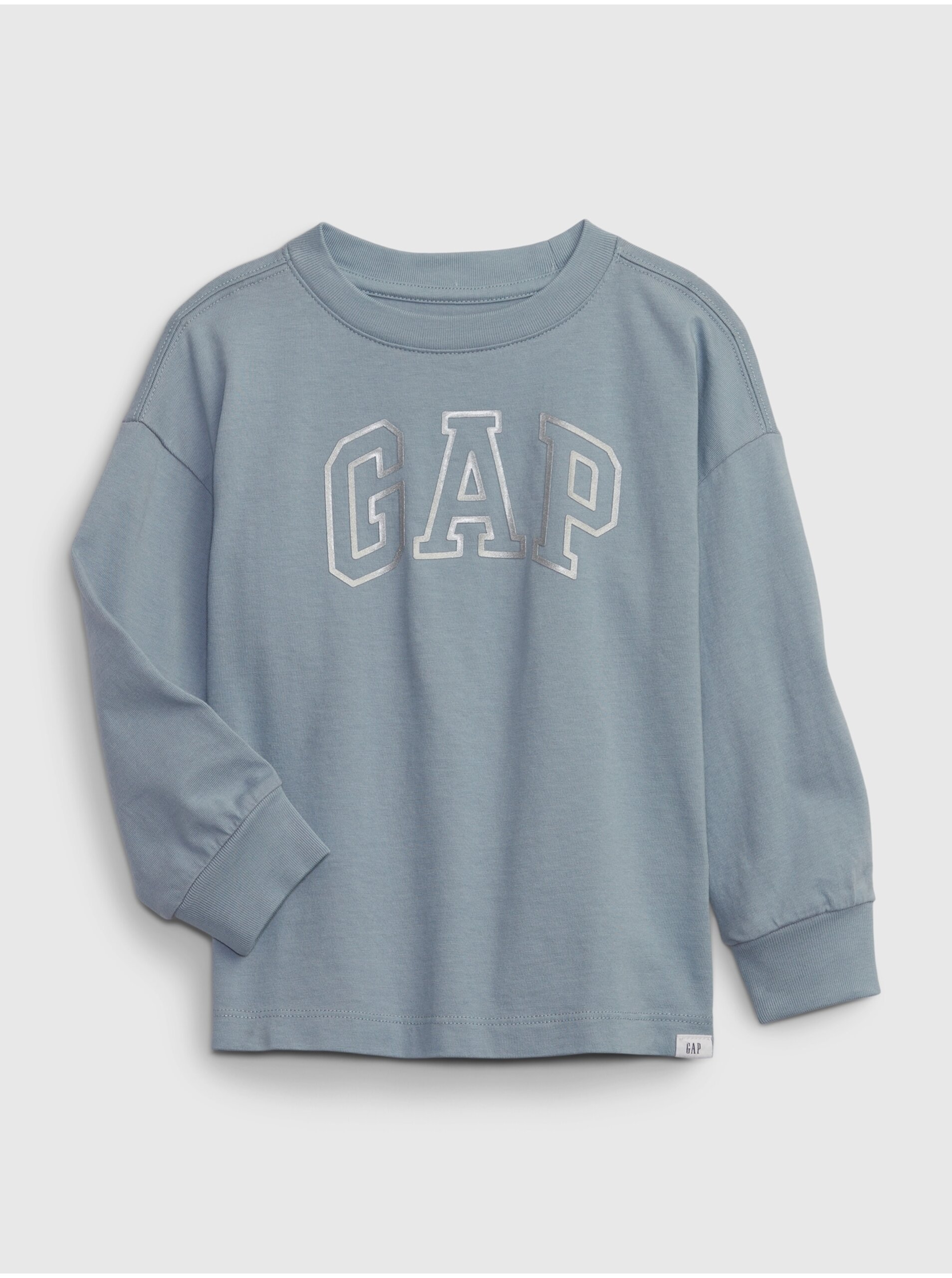 Lacno Svetlomodré chlapčenské tričko s logom GAP