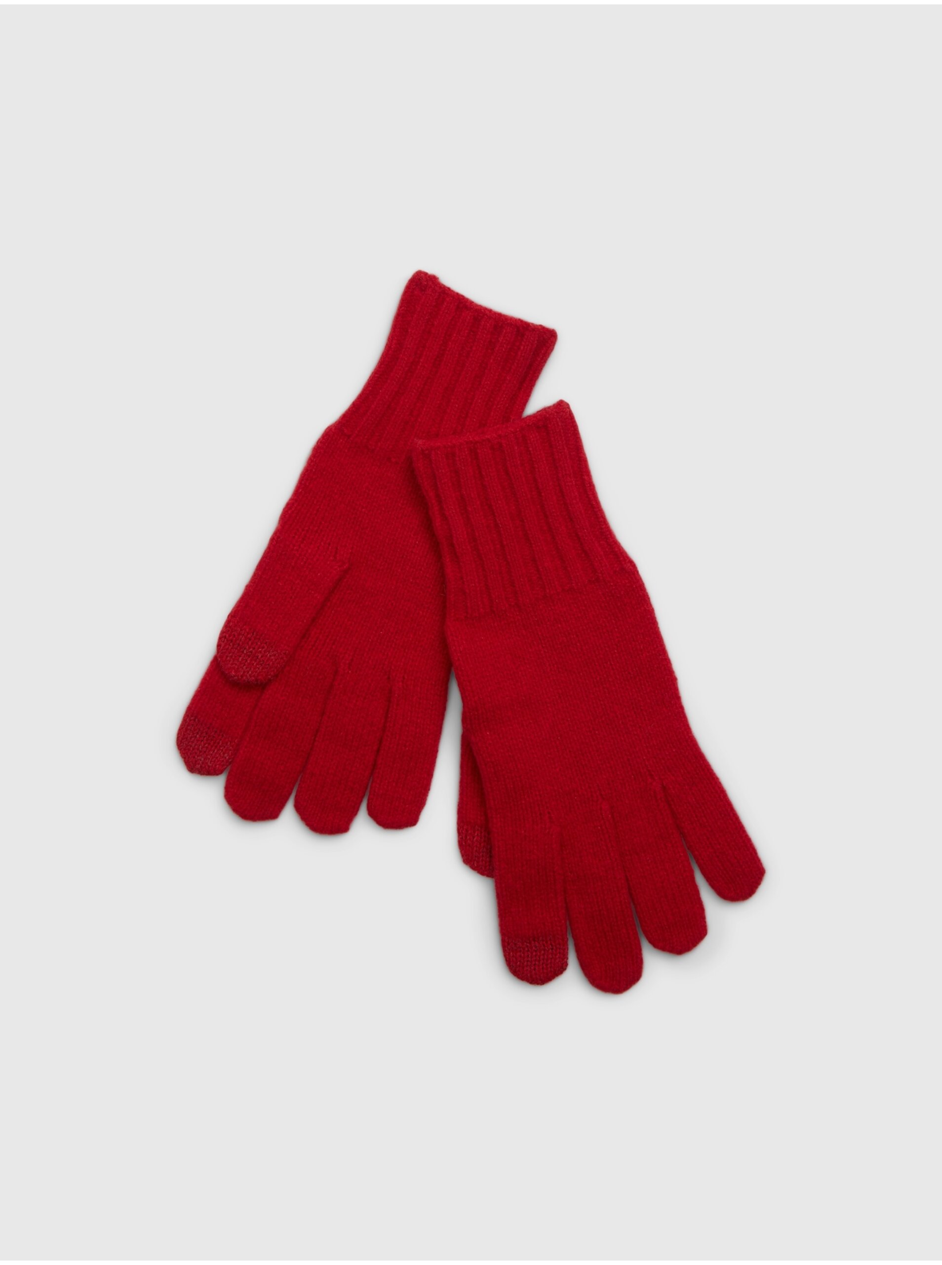 E-shop Červené dámske rukavice GAP