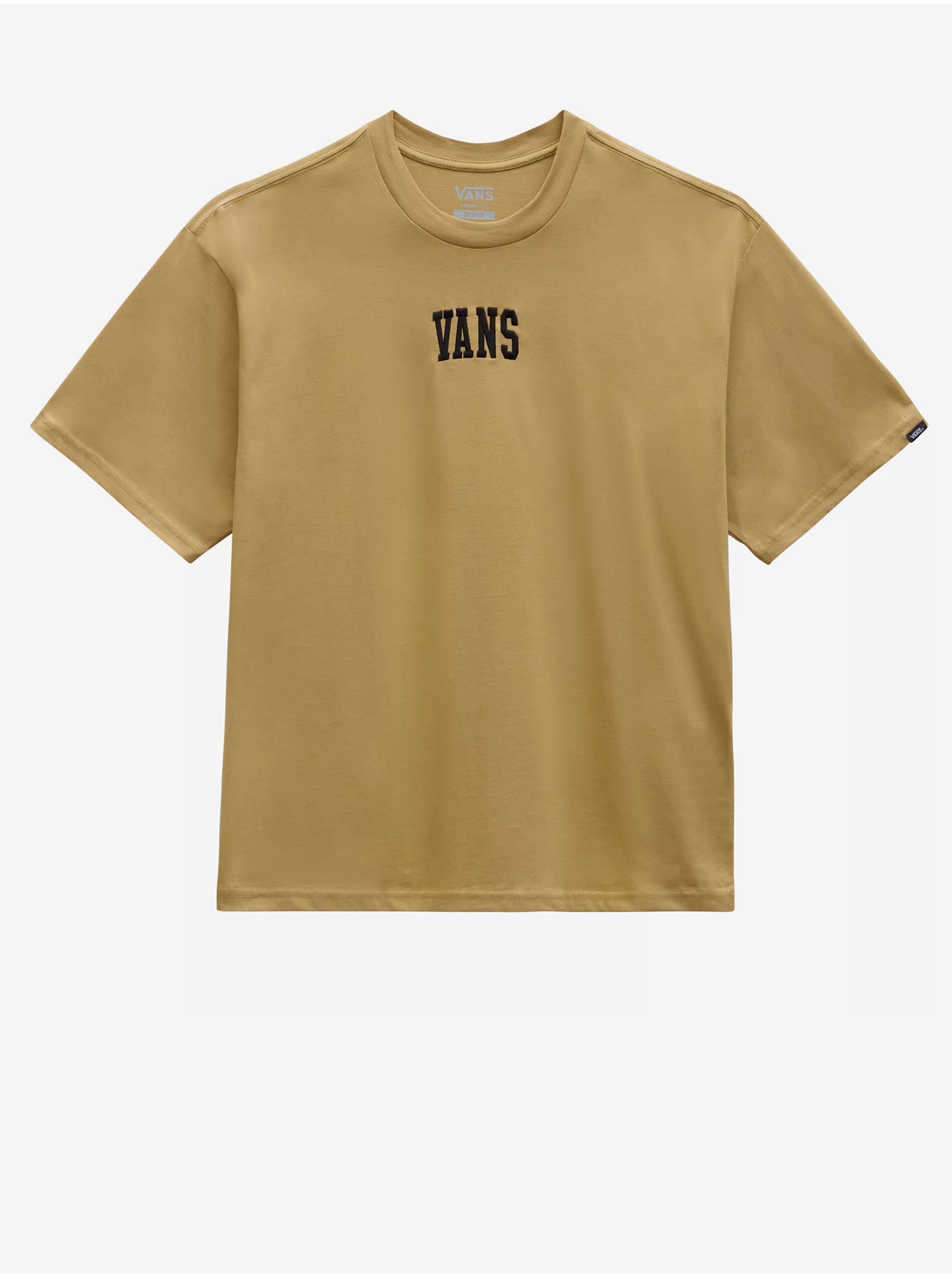 E-shop Světle hnědé pánské tričko VANS Arched Mid