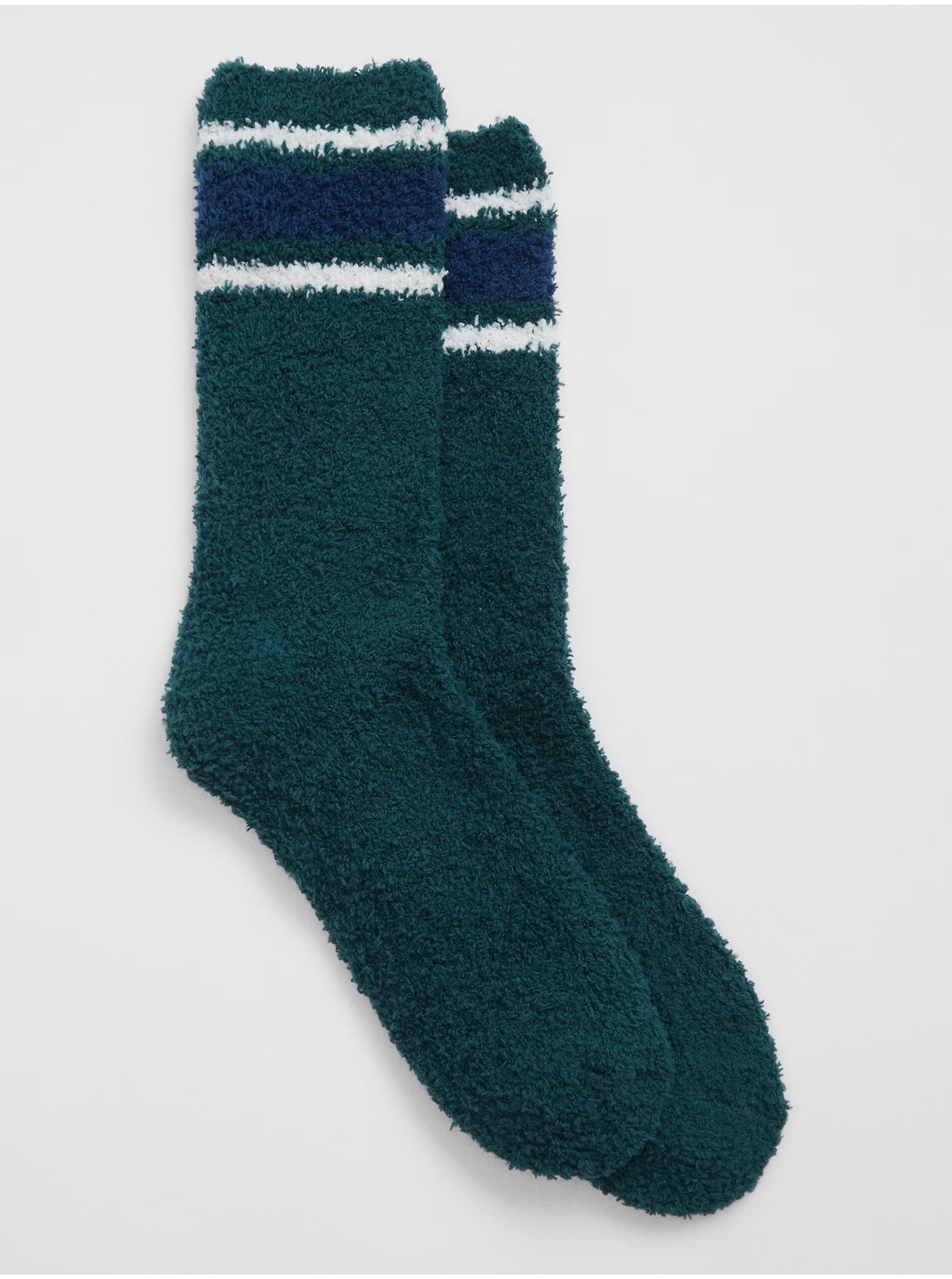 Levně Tmavě zelené pánské ponožky GAP