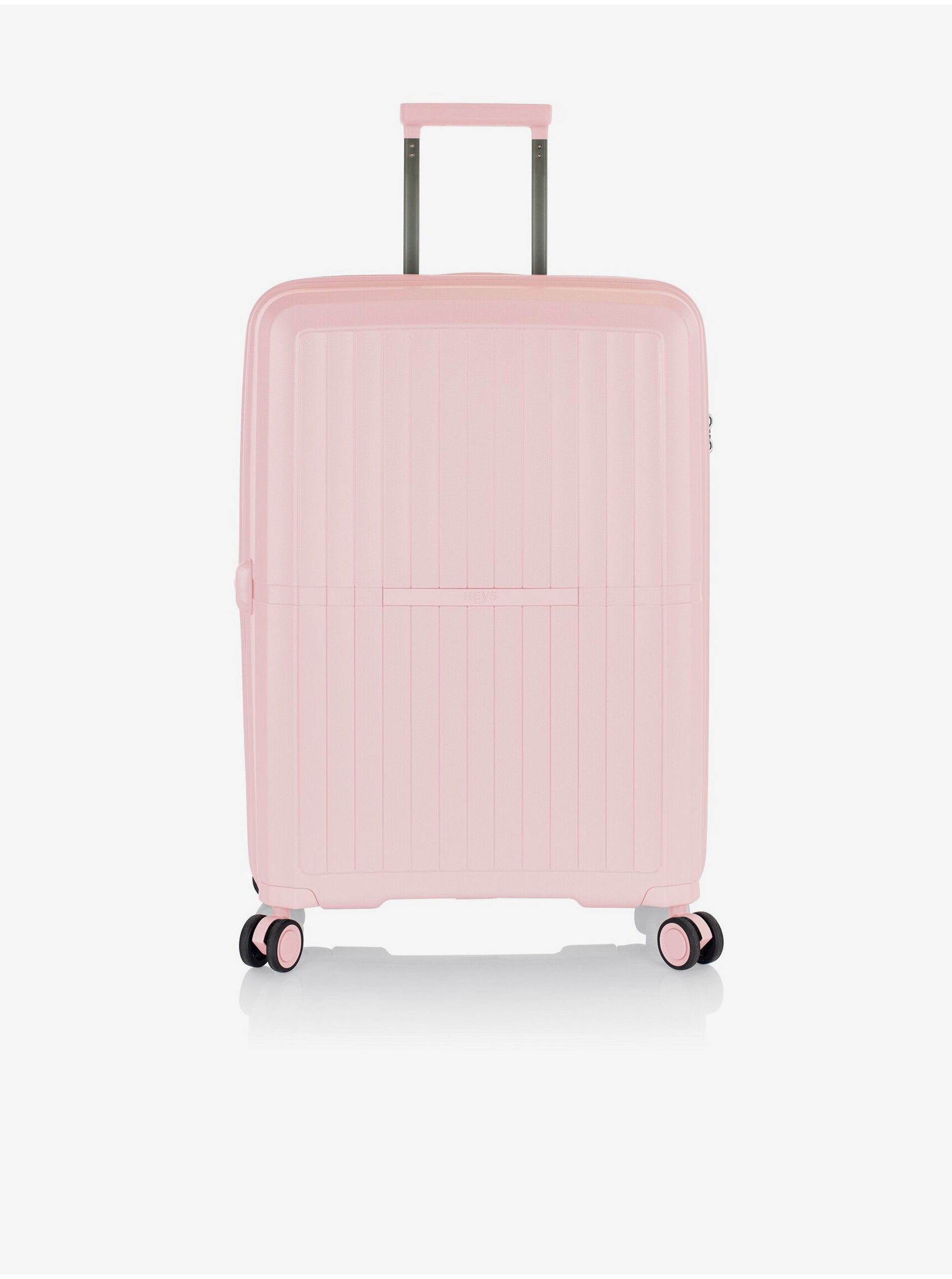 Levně Růžový dámský cestovní kufr Heys Airlite M Blush