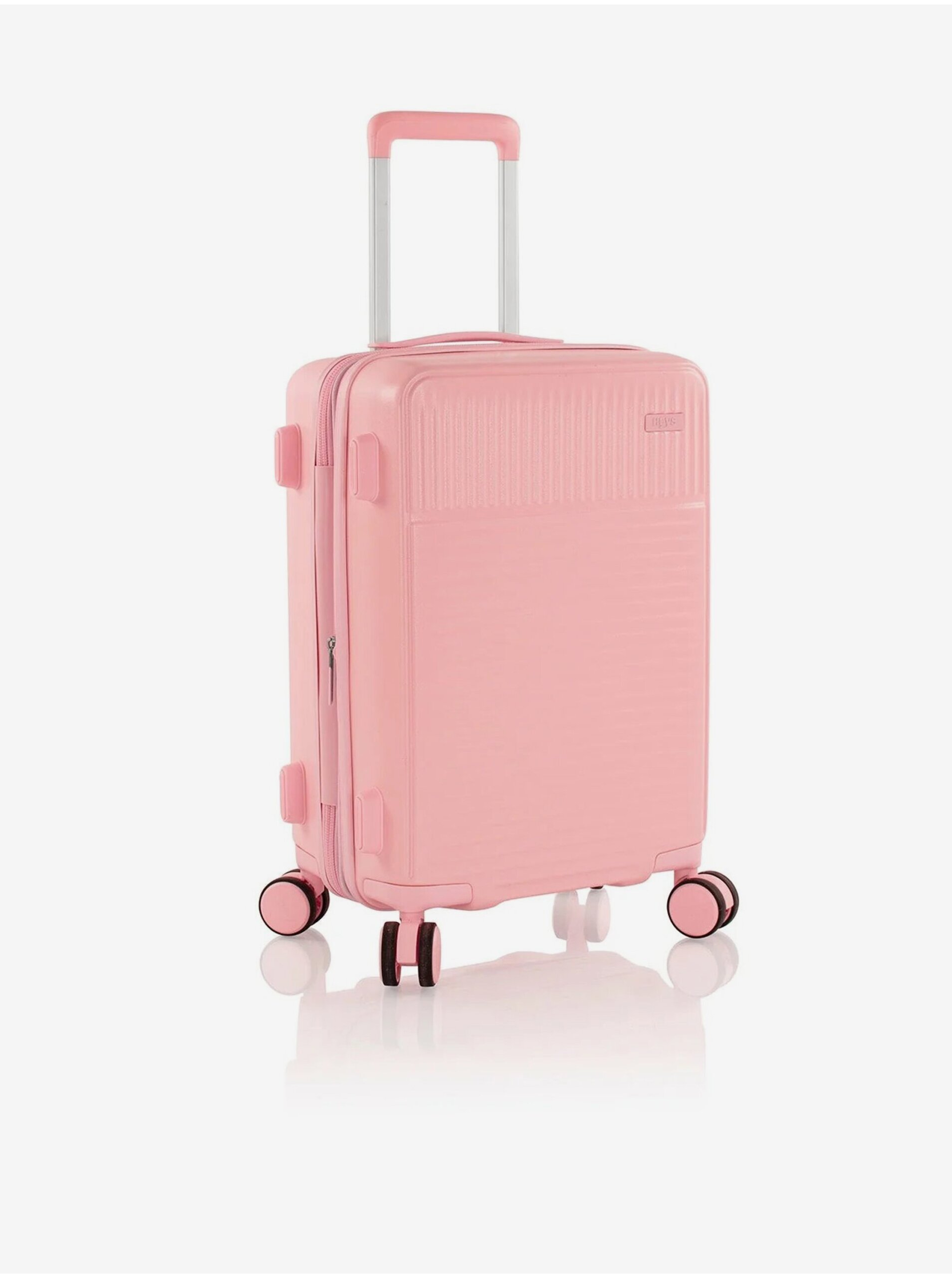 Levně Růžový dámský cestovní kufr Heys Pastel S Blush