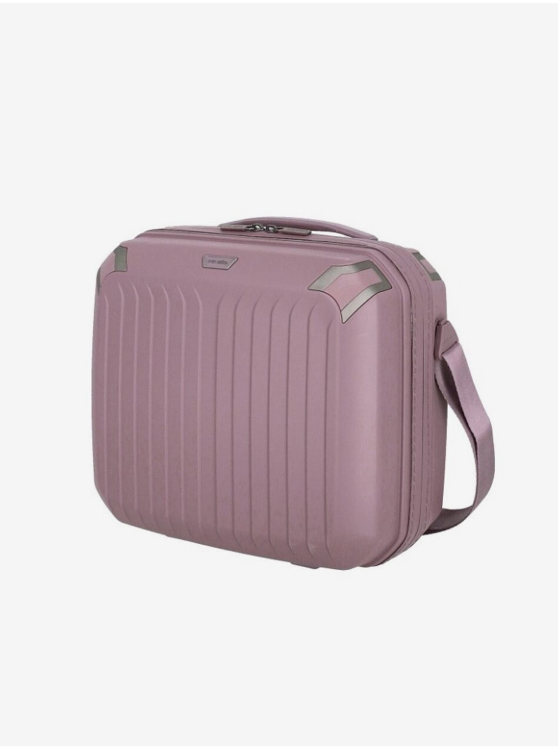 Levně Růžový dámský kosmetický kufřík Travelite Elvaa Beauty Case Rosé