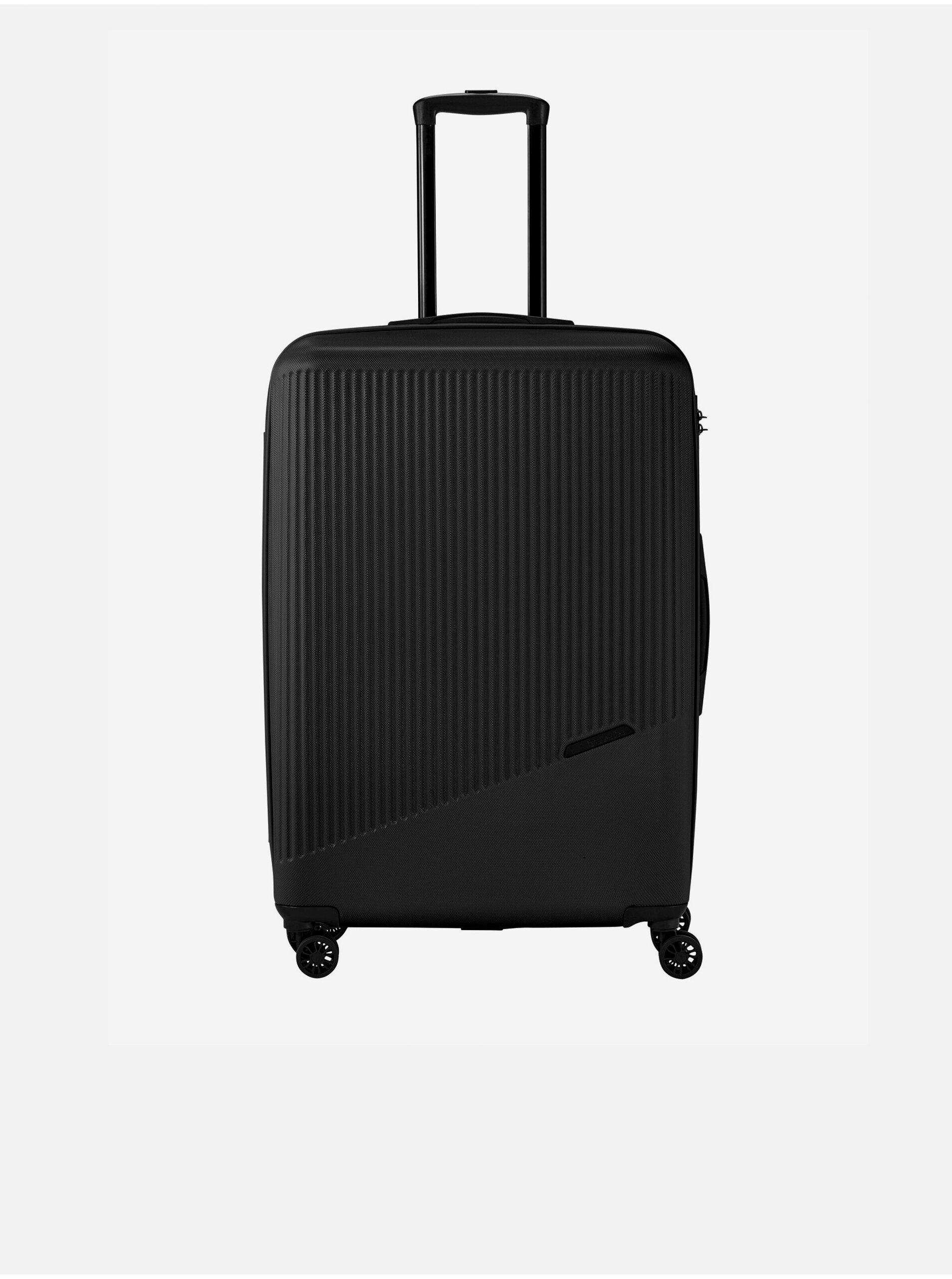 Levně Černý cestovní kufr Travelite Bali L Black