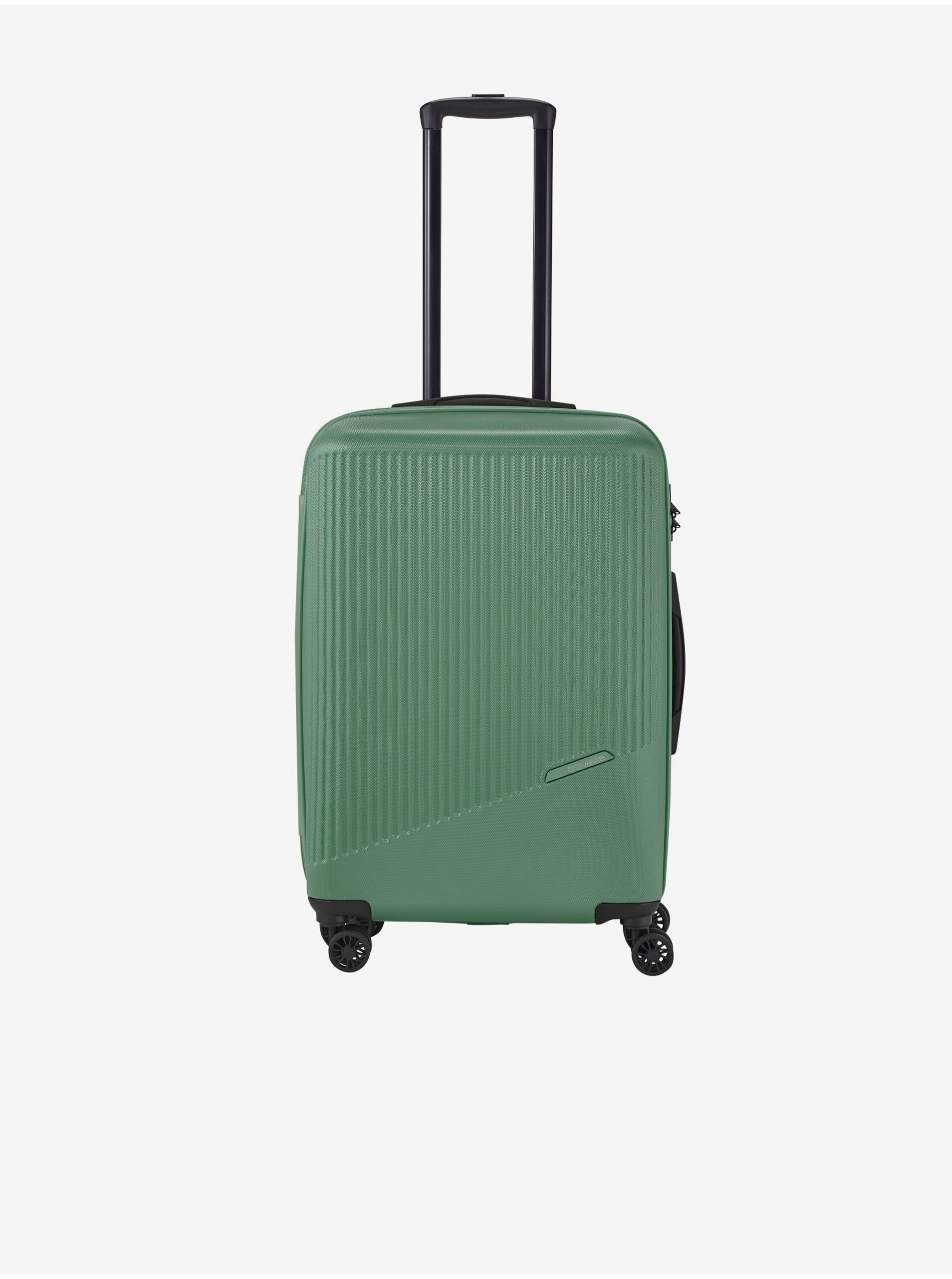 Zelený cestovní kufr Travelite Bali M Green