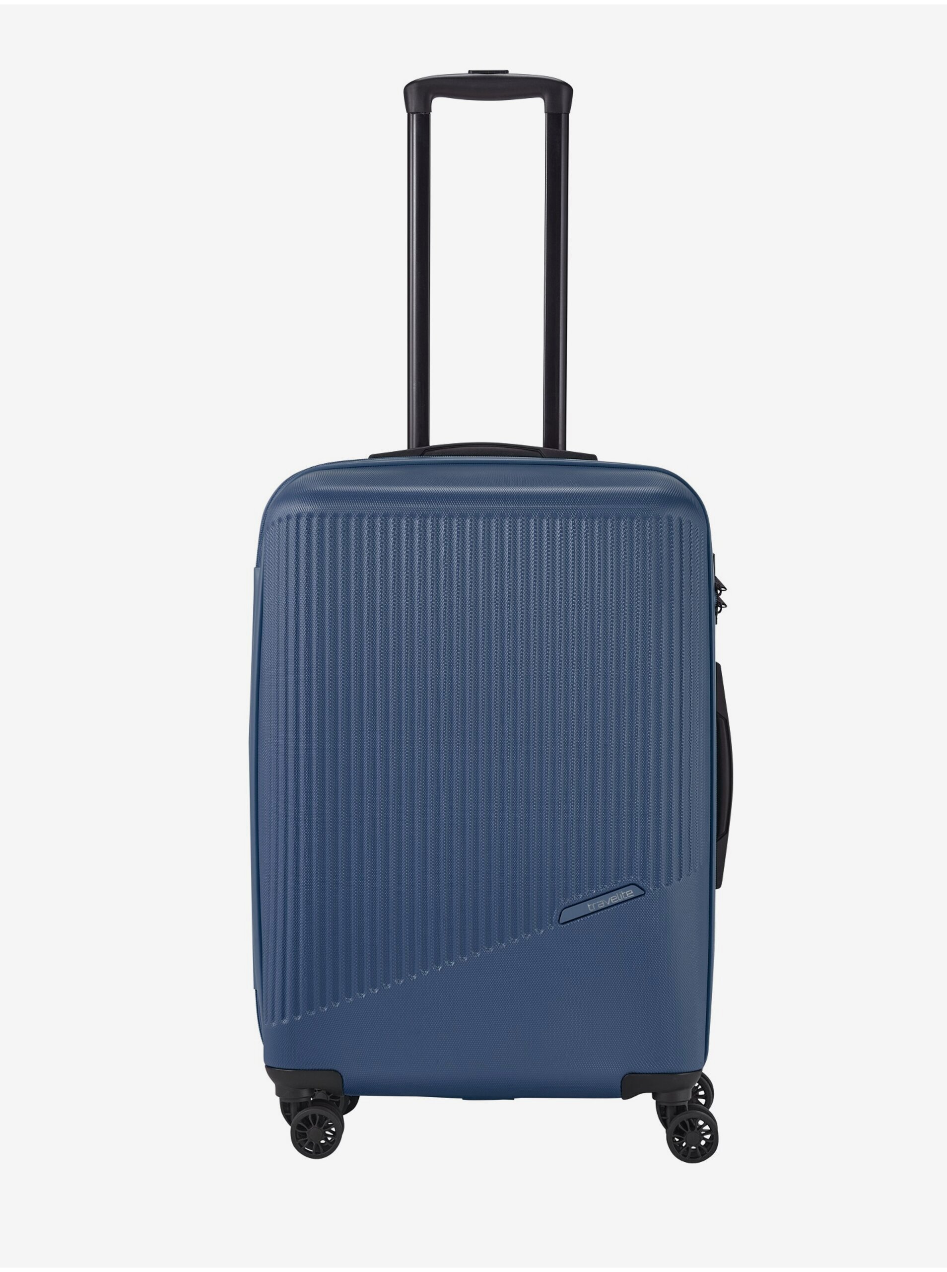 Levně Modrý cestovní kufr Travelite Bali M Blue