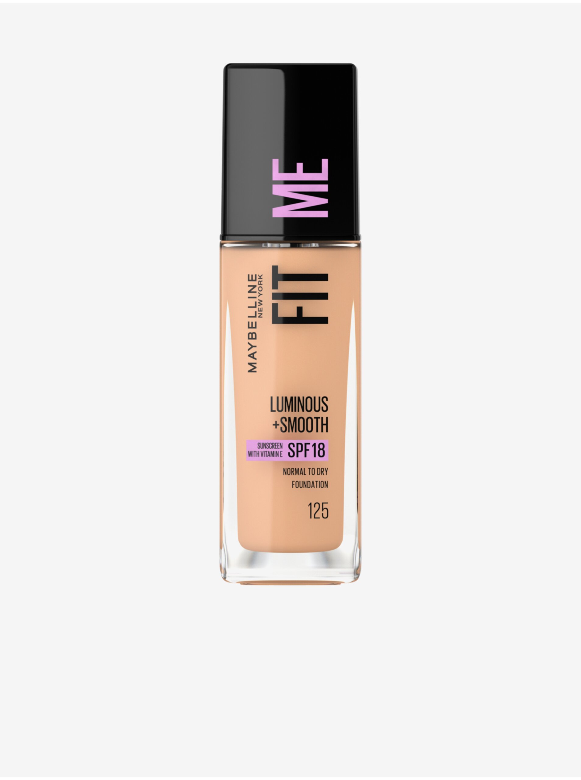 Levně Tekutý make-up pro rozjasnění a vyhlazení pleti SPF18 Maybelline New York Fit Me! Luminous + Smooth 125 (30 ml)