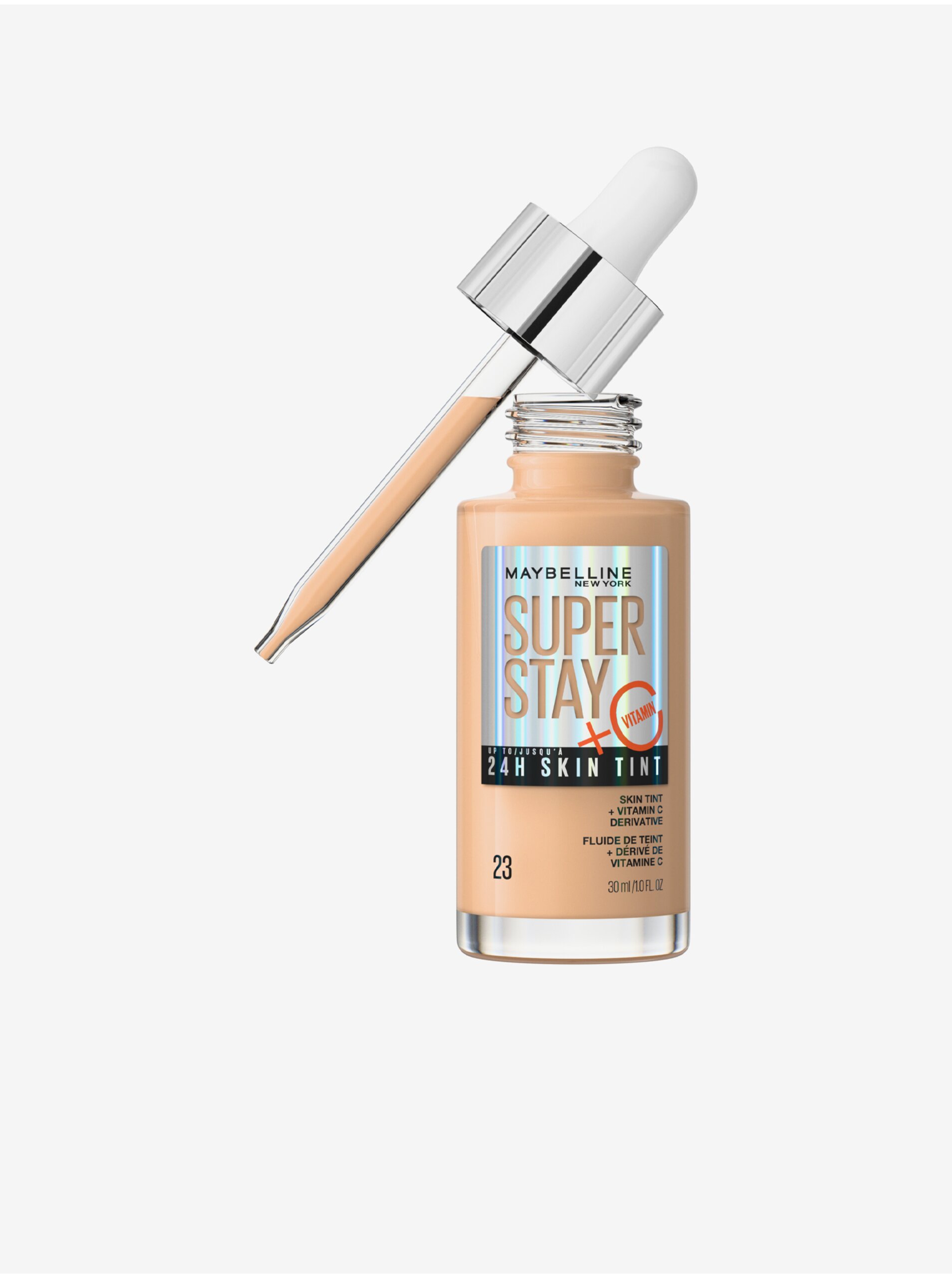 Levně Sérum pro sjednocení barevného tónu pleti Maybelline New York SuperStay Vitamin C Skin Tint 23 (30 ml)