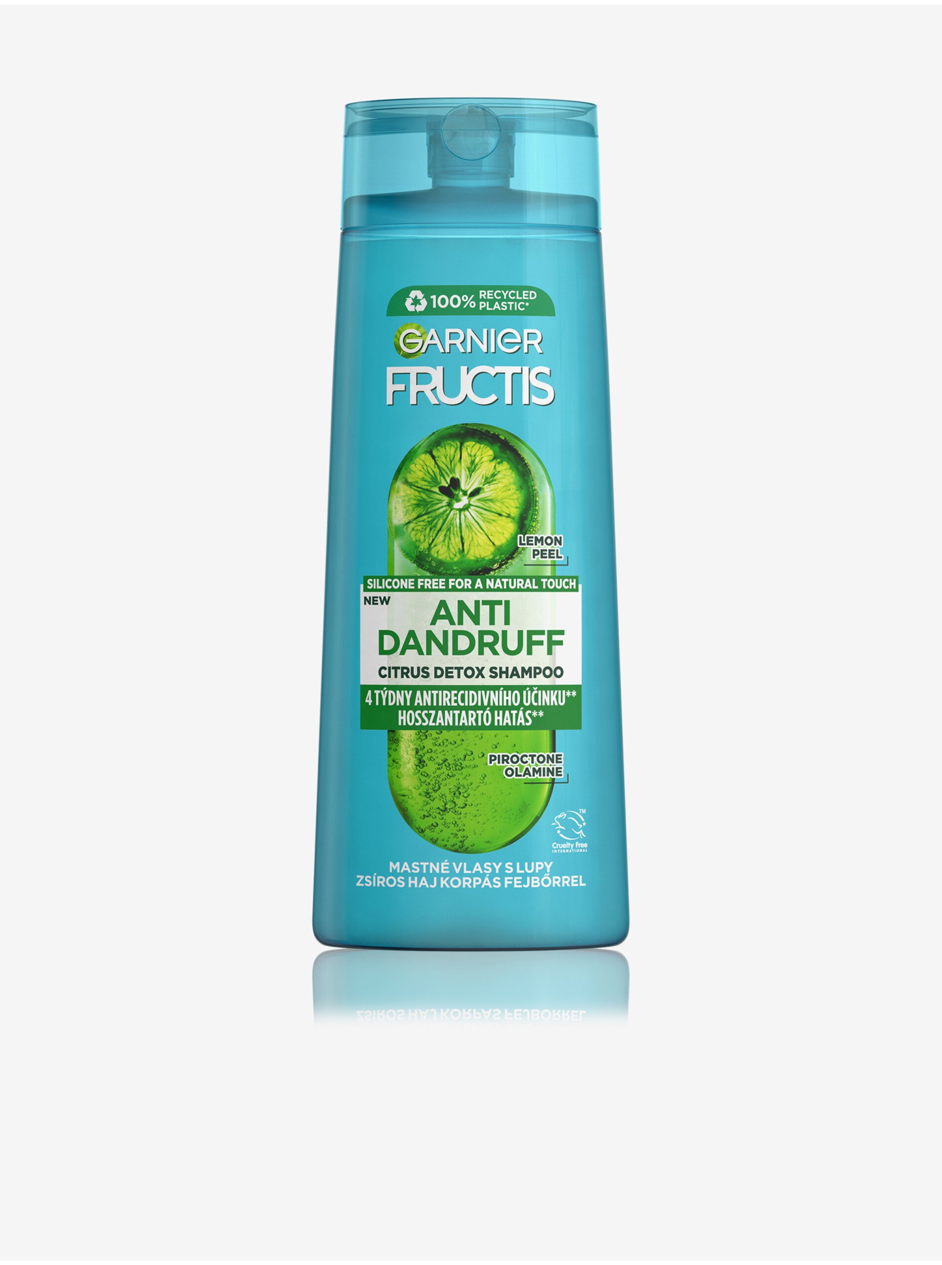 Levně Šampon pro mastné vlasy proti lupům Garnier Fructis Antidandruff (250 ml)