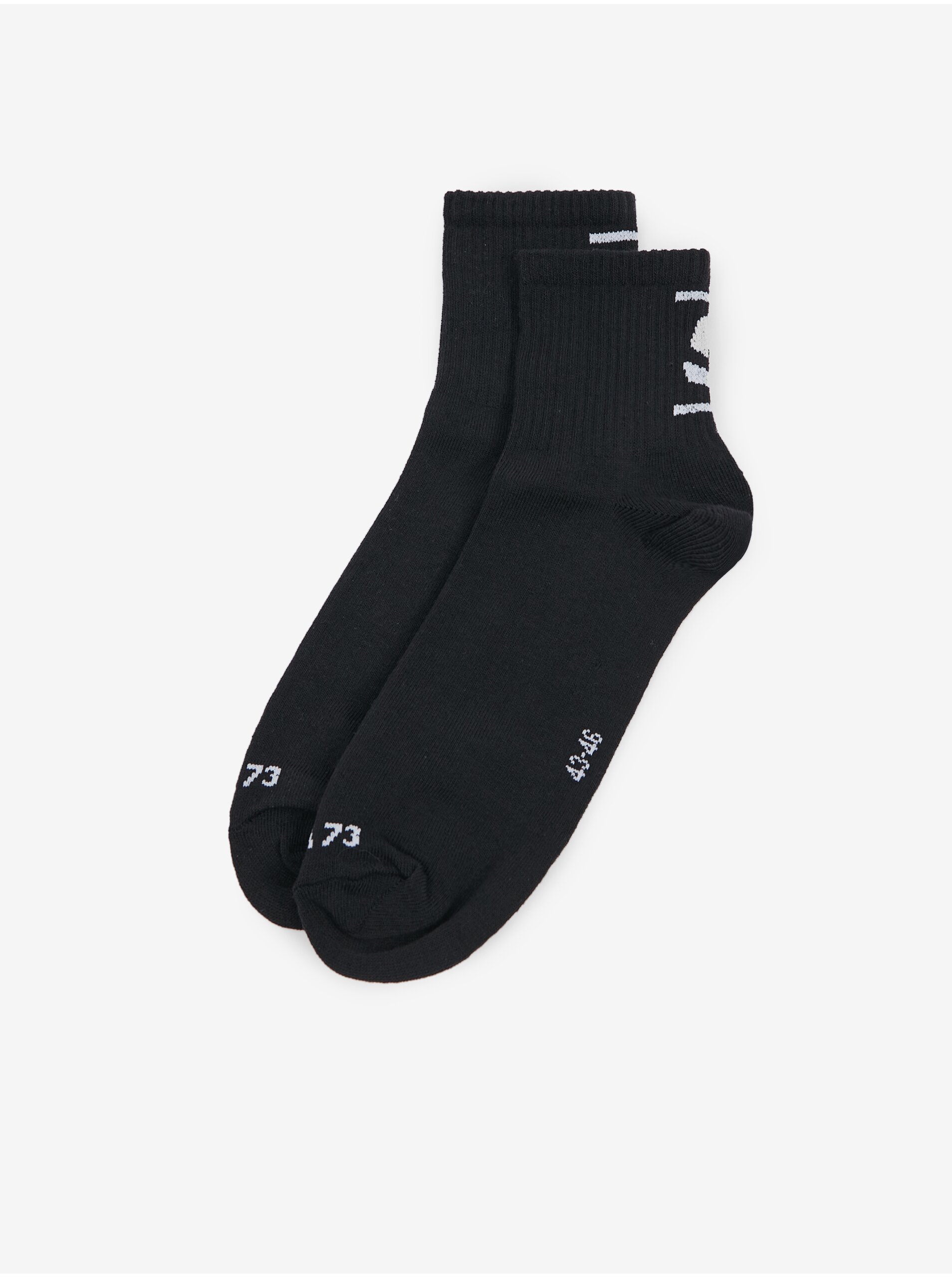 Levně Černé ponožky SAM 73 Twizel