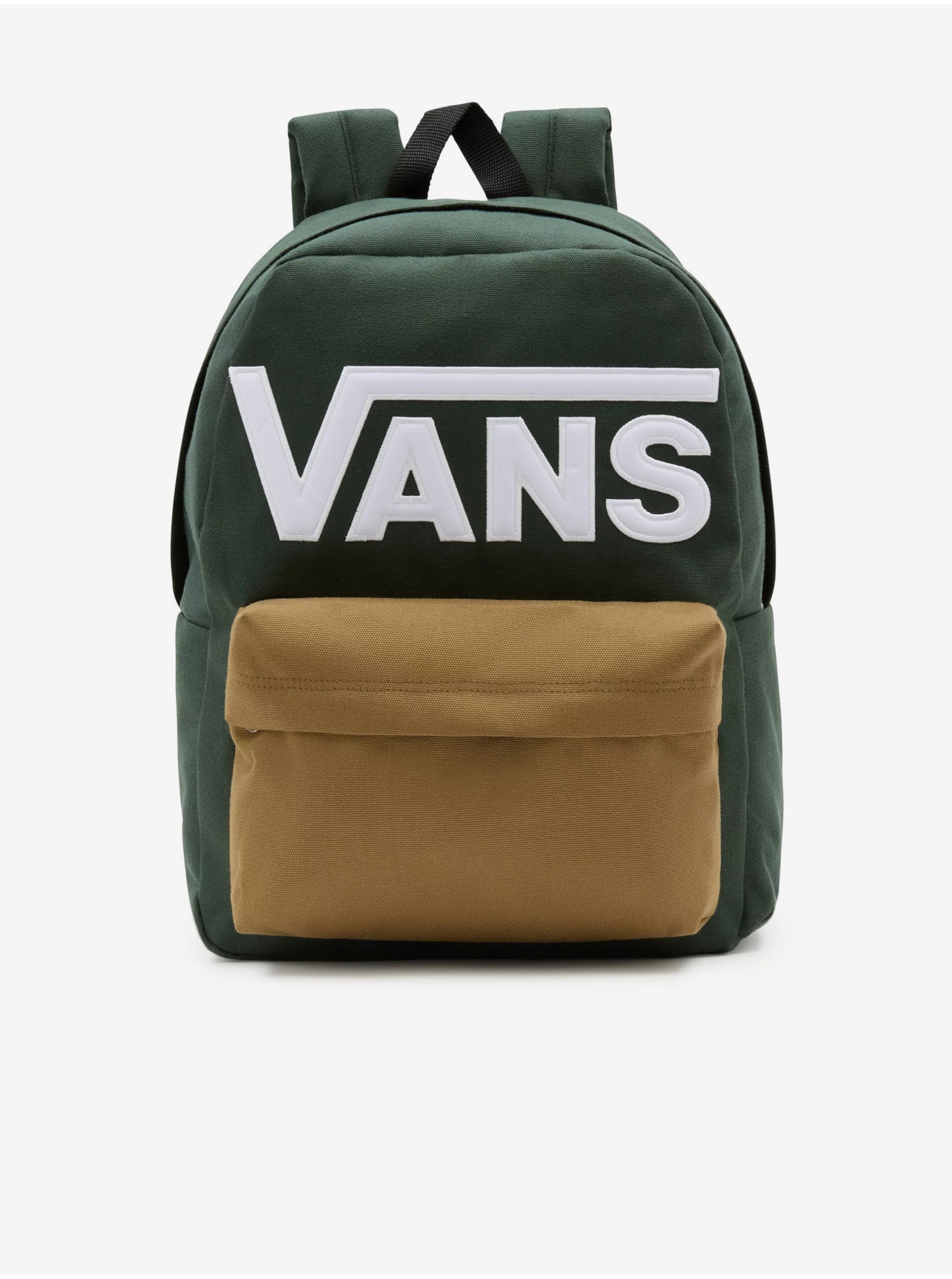 E-shop Tmavě zelený pánský batoh VANS Old Skool
