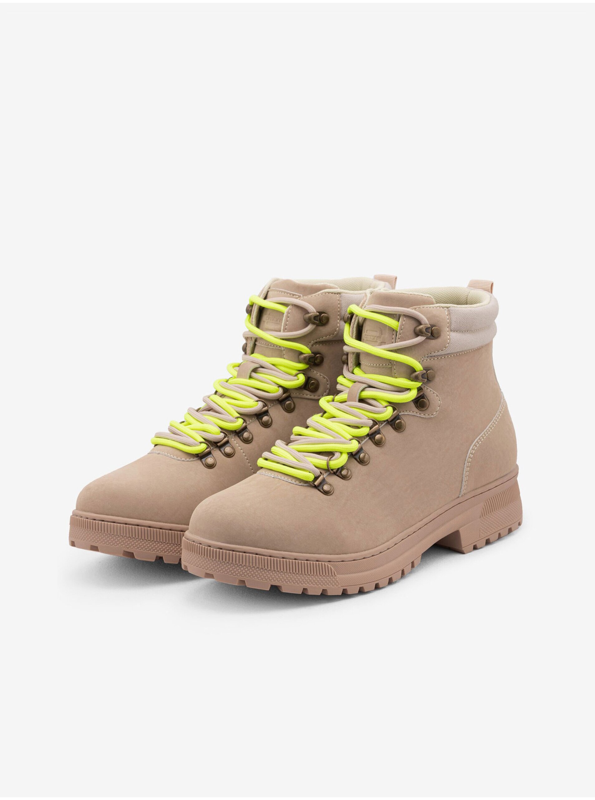 E-shop Světle hnědé pánské zimní outdoorové boty Ombre Clothing