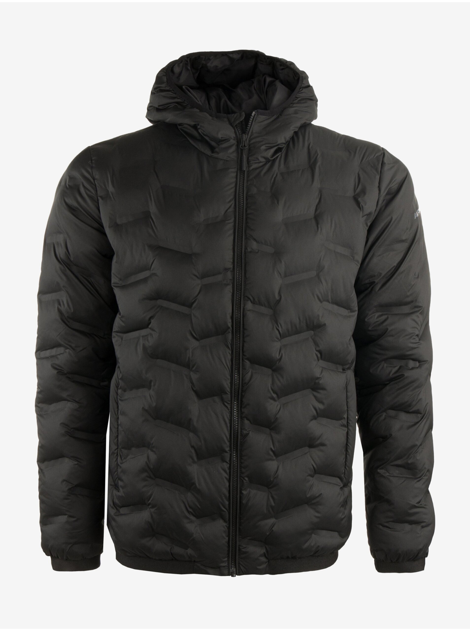 E-shop Černá pánská prošívaná zimní bunda ALPINE PRO Kredas