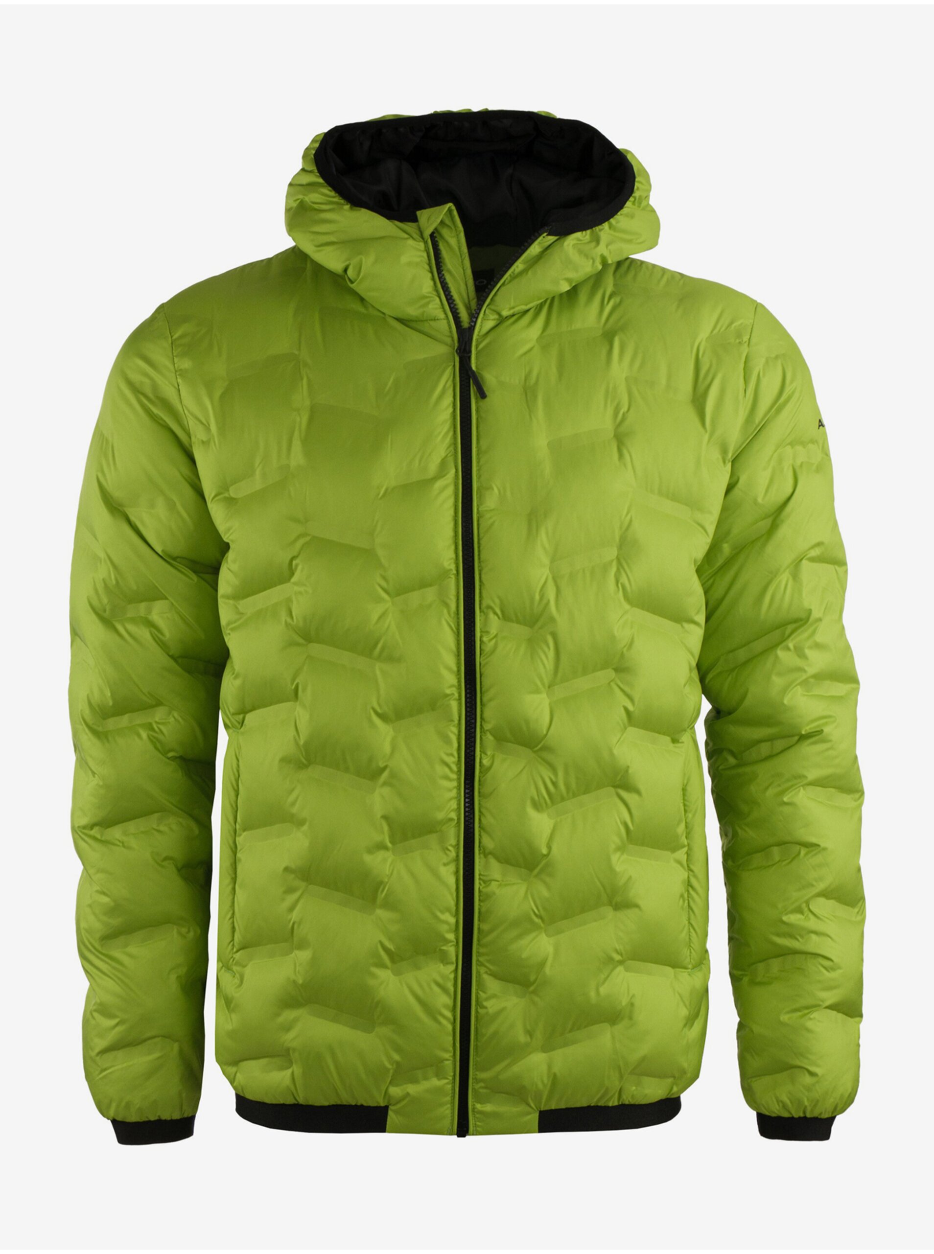 Levně Zelená pánská prošívaná zimní bunda ALPINE PRO Kredas