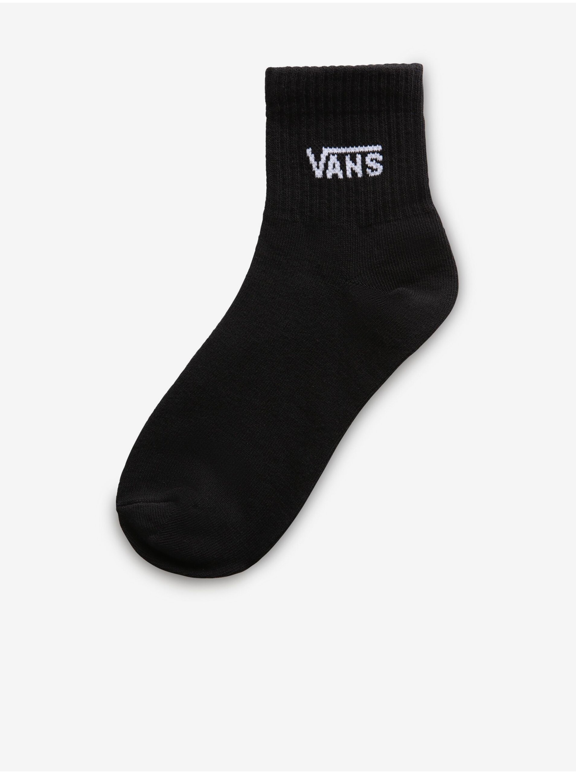 Lacno Čierne dámske ponožky VANS Half Crew