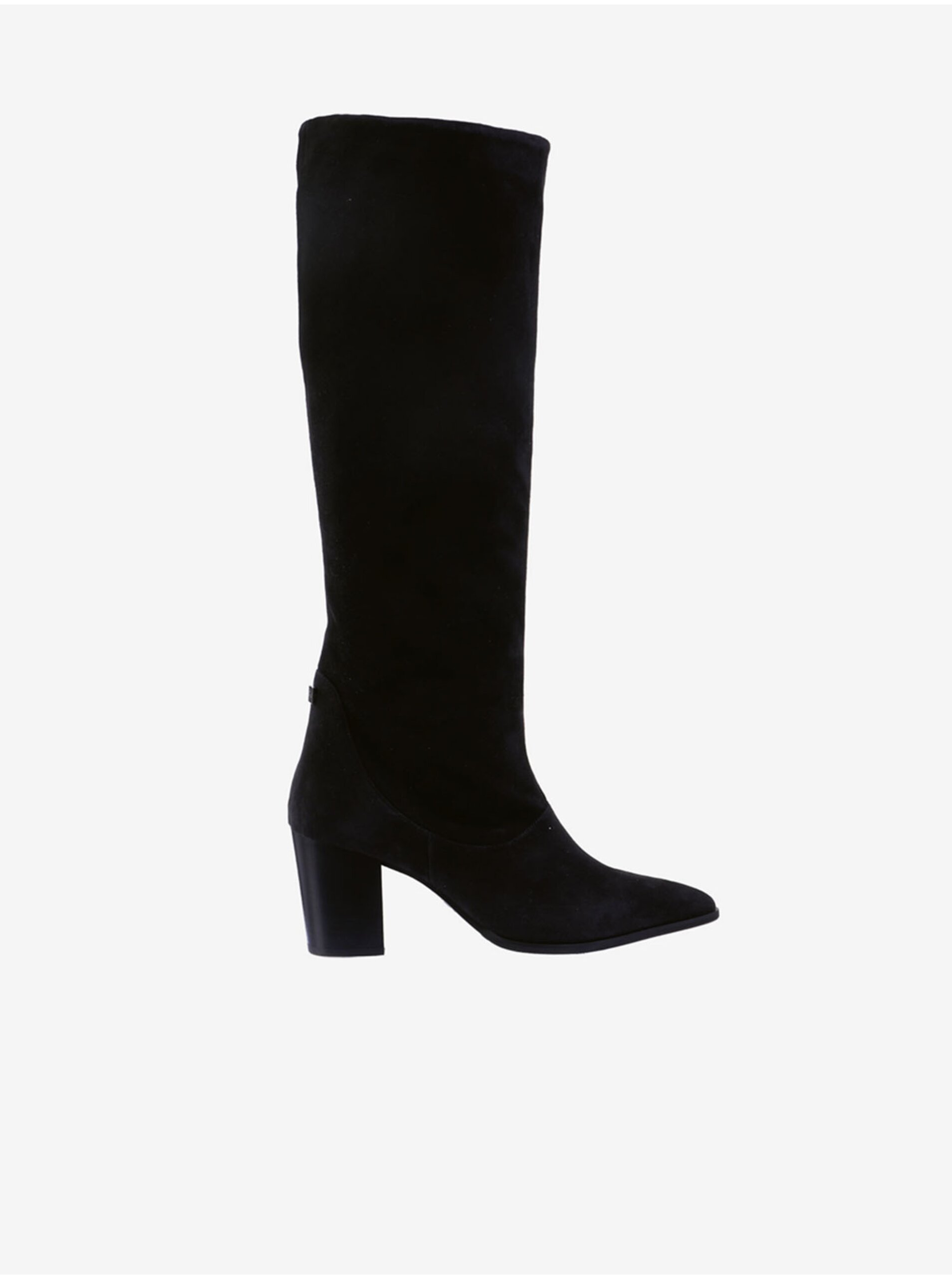 E-shop Čierne dámske semišové čižmy na podpätku Högl Dress Up