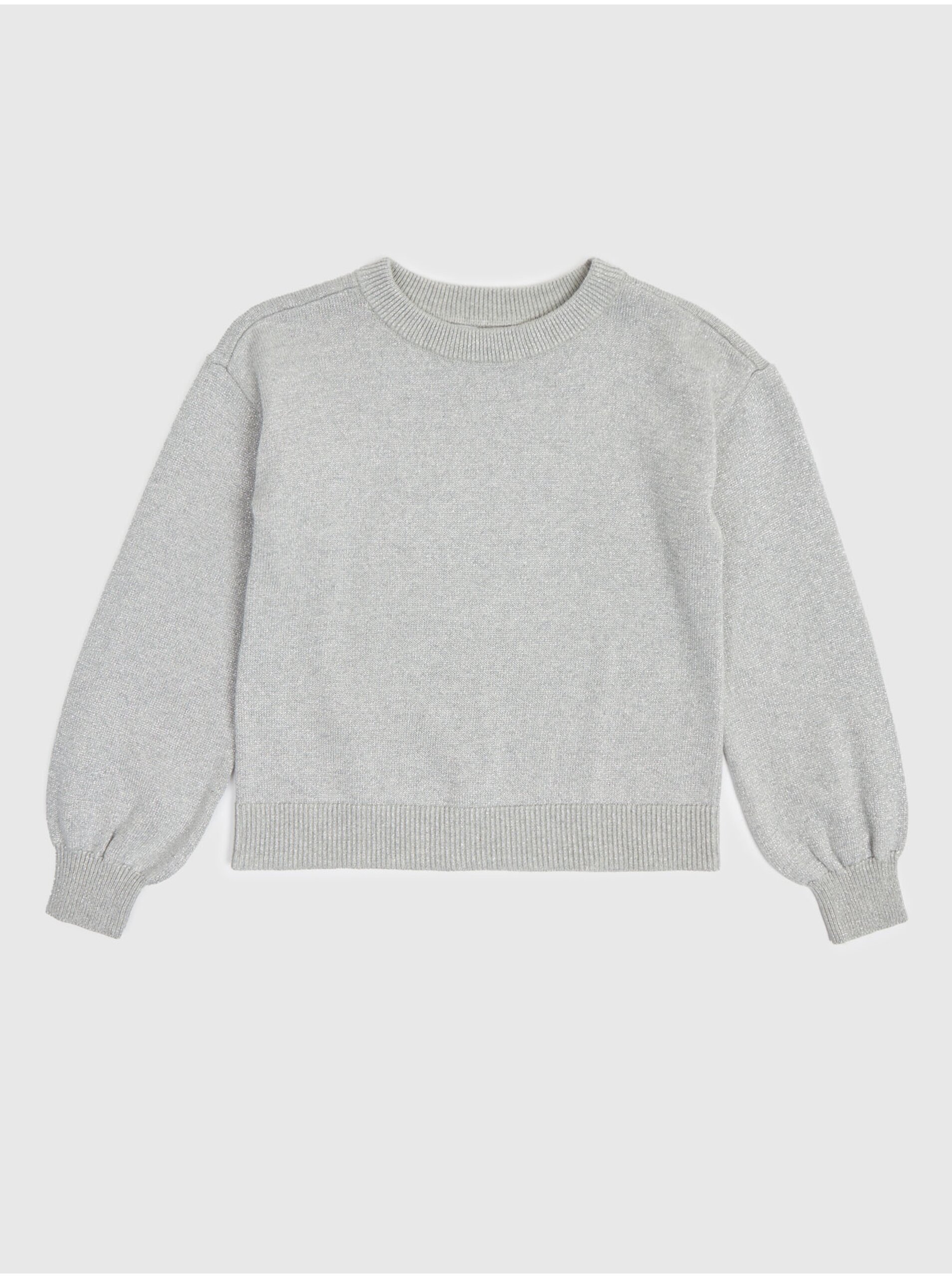 E-shop Šedý dievčenský basic sveter GAP