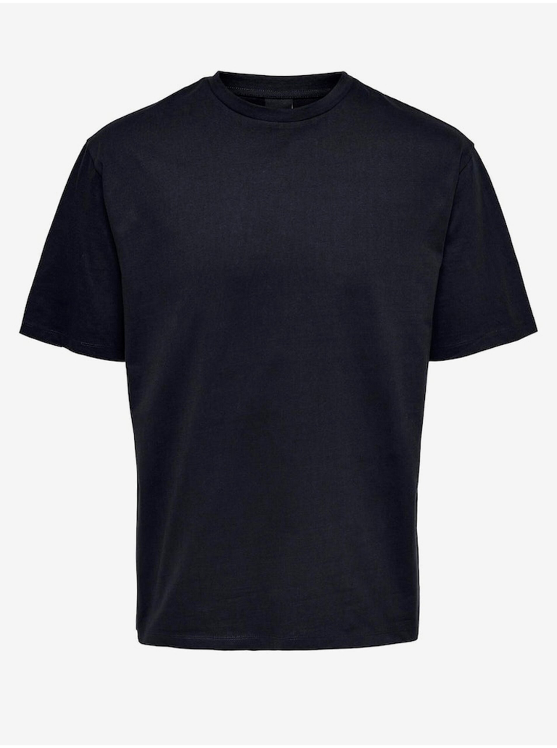 E-shop Tmavě modré pánské tričko ONLY & SONS Fred