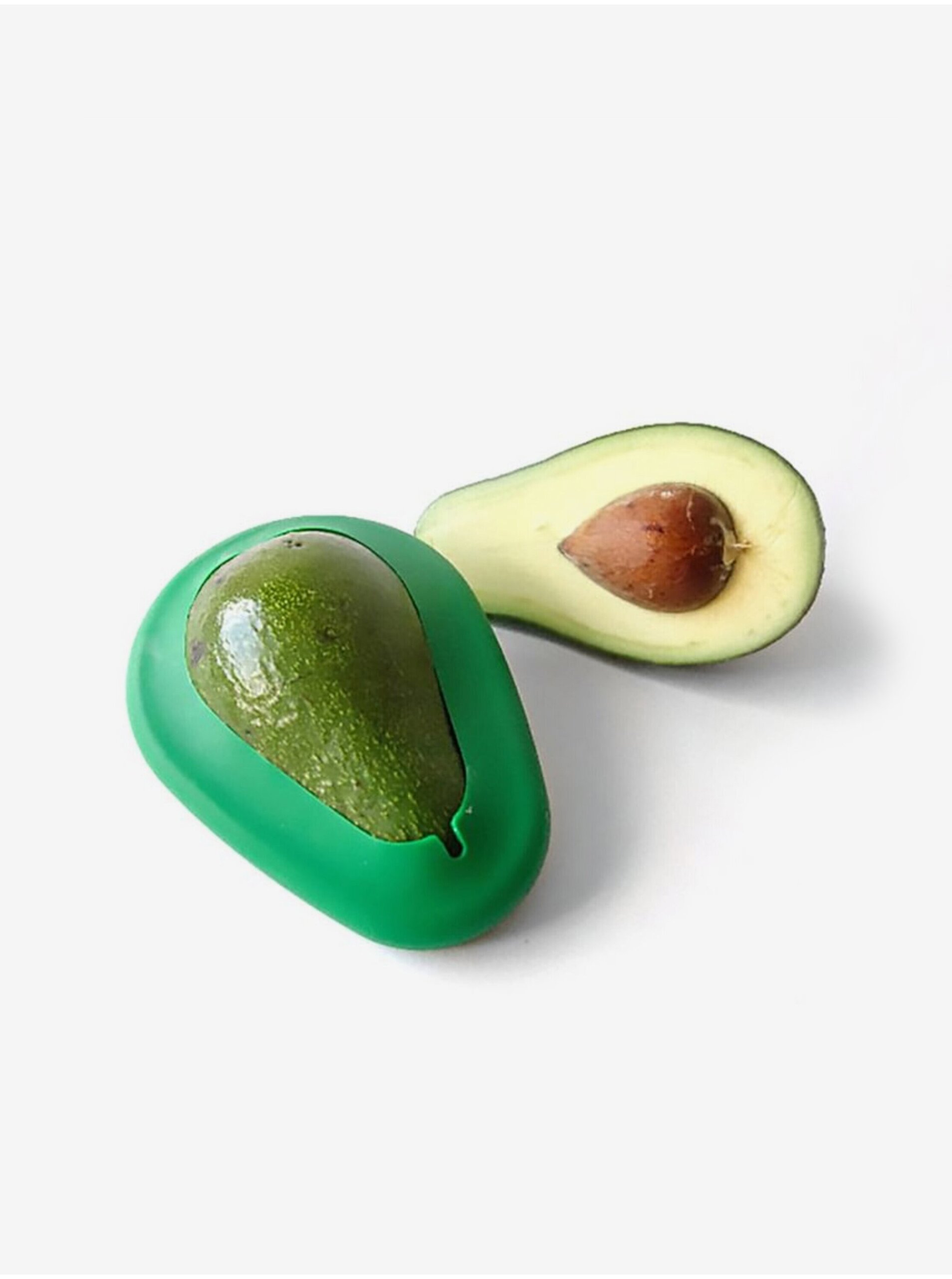 Levně Sada dvou silikonových krytů na avokádo v zelené barvě Food Huggers