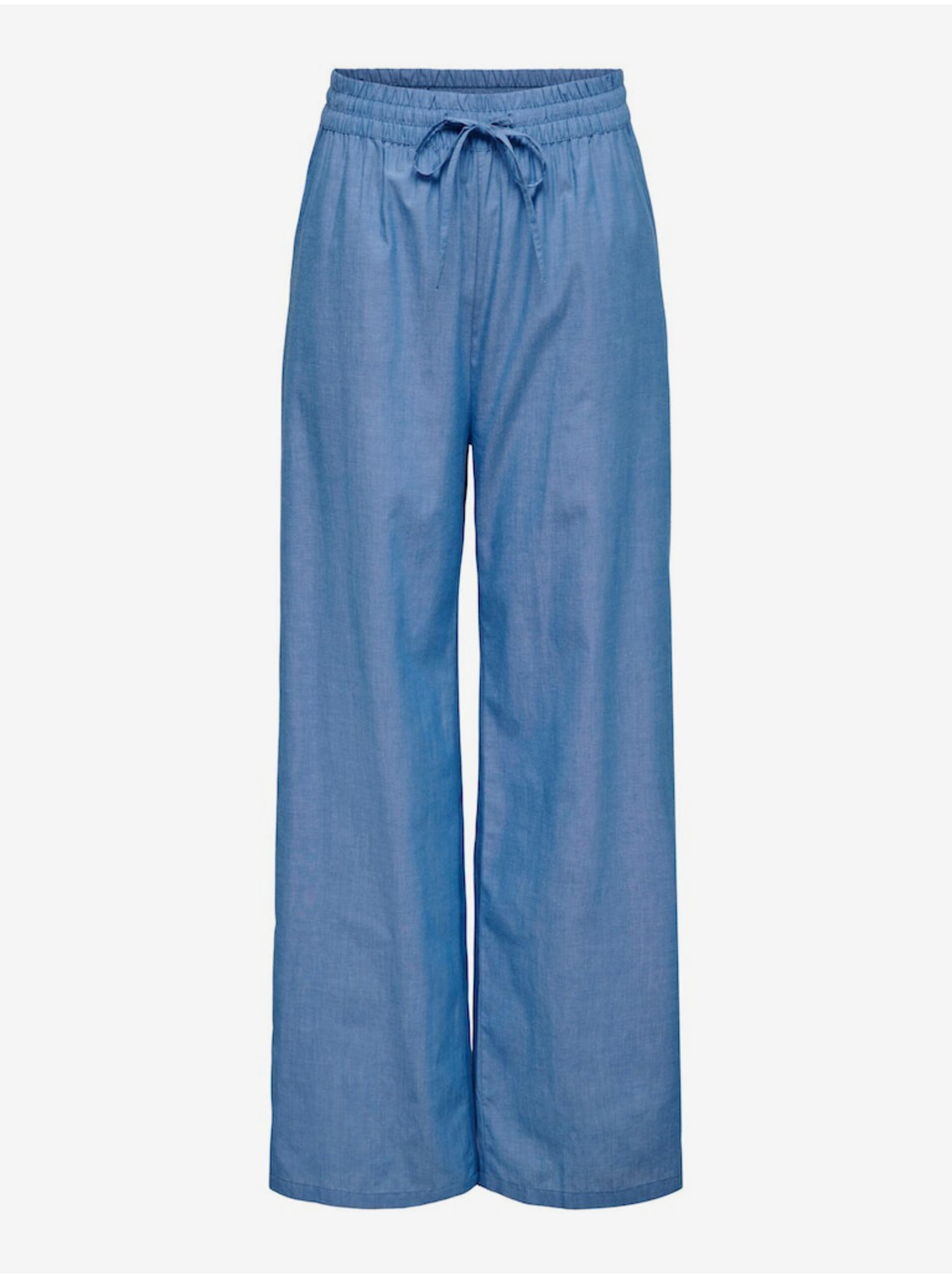 Levně Modré dámské kalhoty ONLY Arja