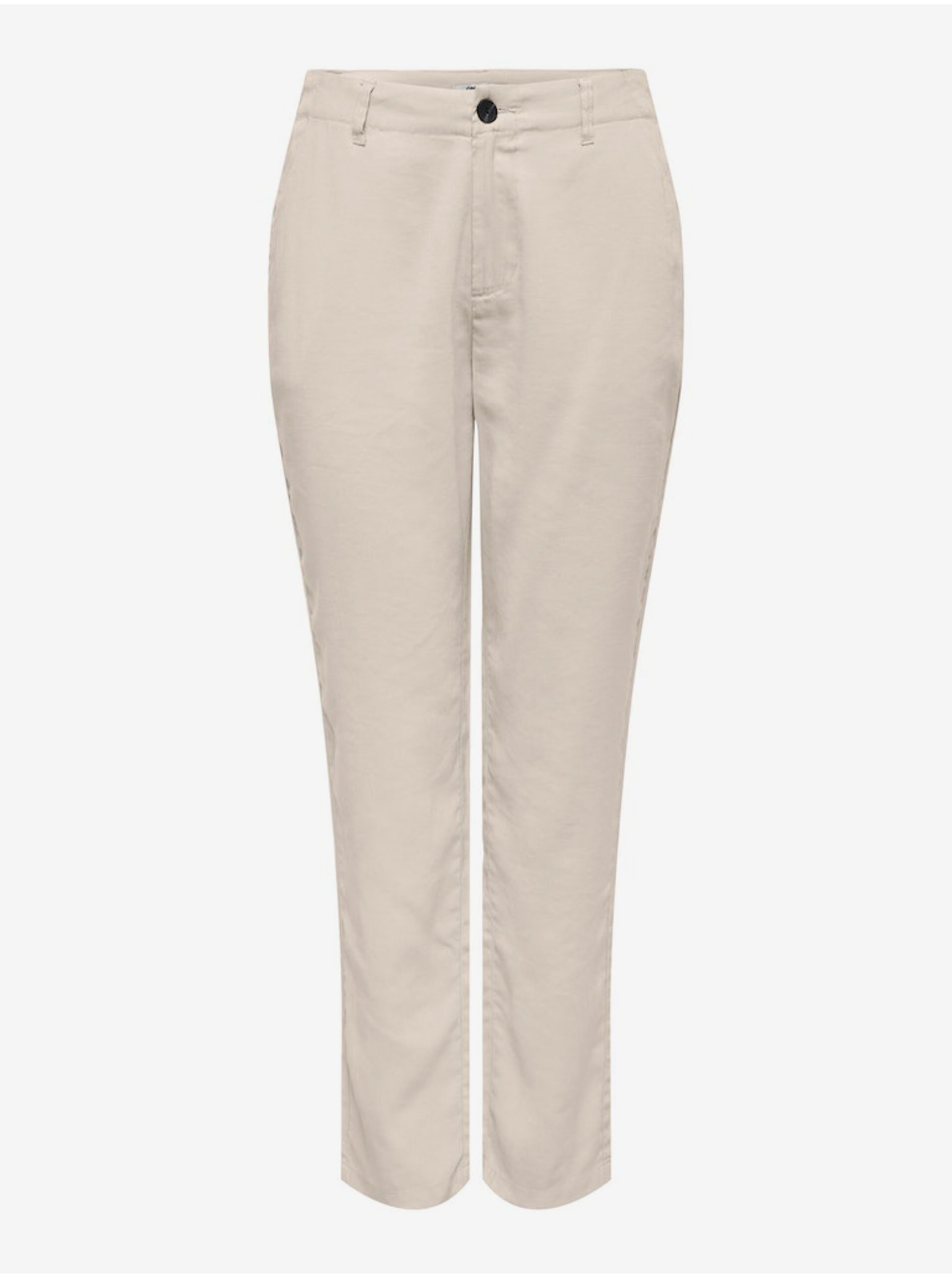 E-shop Krémové dámské kalhoty ONLY Aris