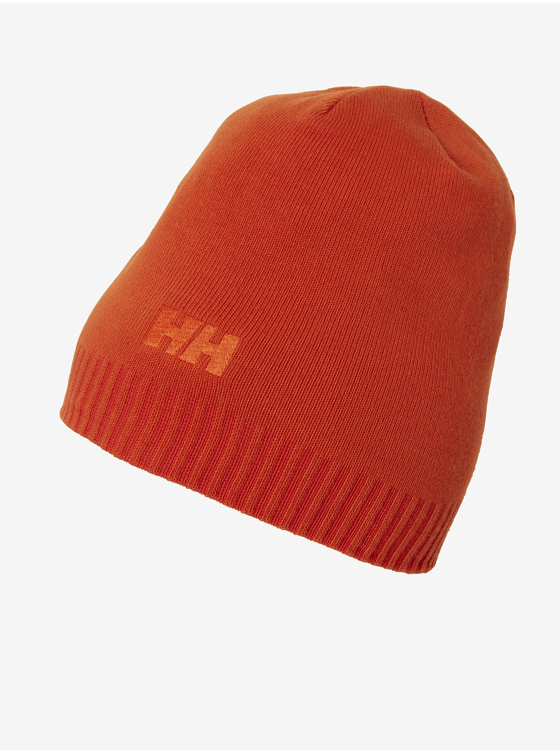 Levně Oranžová čepice HELLY HANSEN BRAND BEANIE