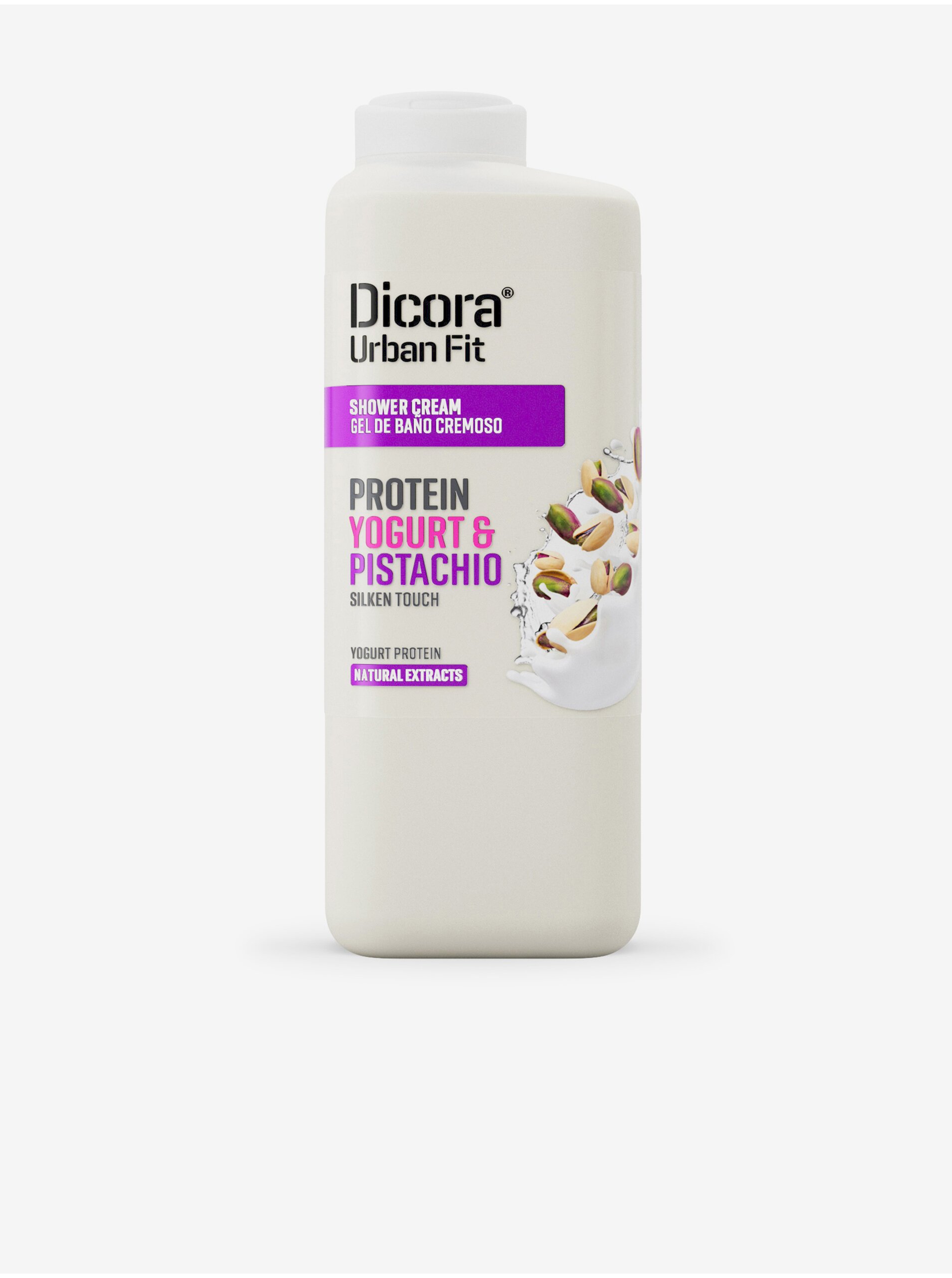 Levně Krémový koupelový gel Dicora Urban Fit Jogurt & Pistácie (400 ml)
