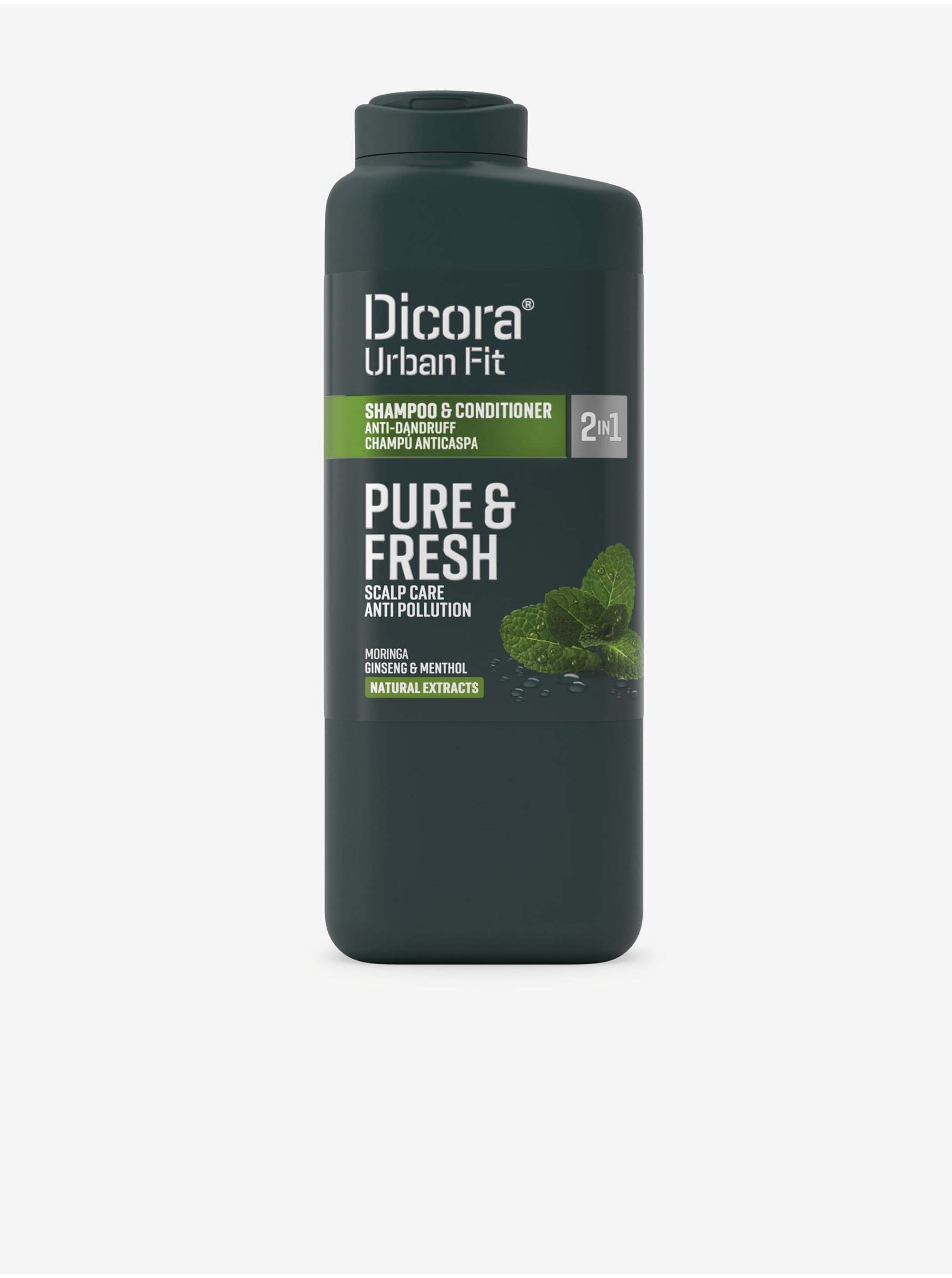Levně Šampon a kondicionér 2v1 proti lupům Dicora Urban Fit Pure & Fresh (400 ml)