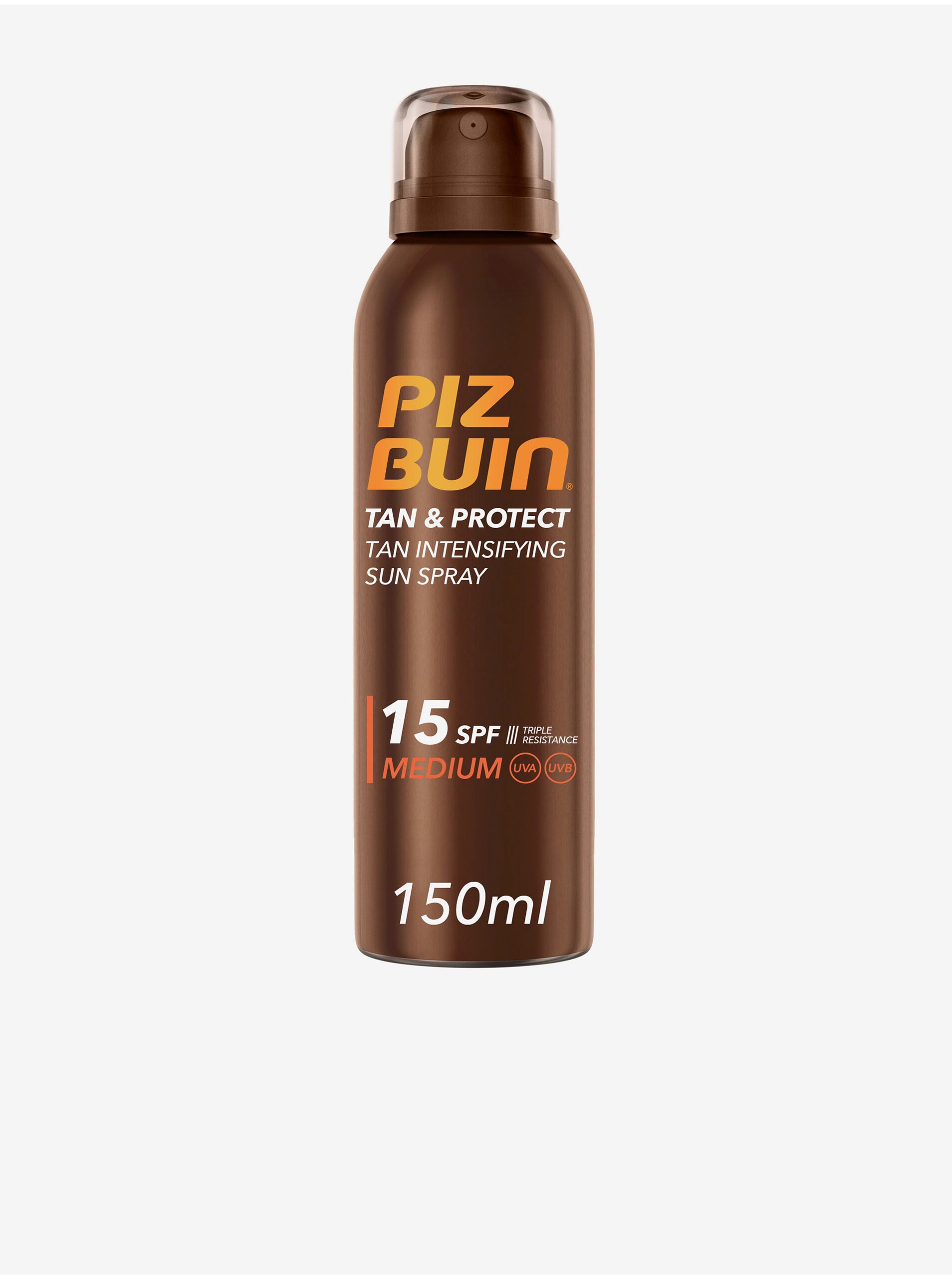 Levně Tělový sprej na opalování SPF15 Piz Buin Tan & Protect Spray 150ml