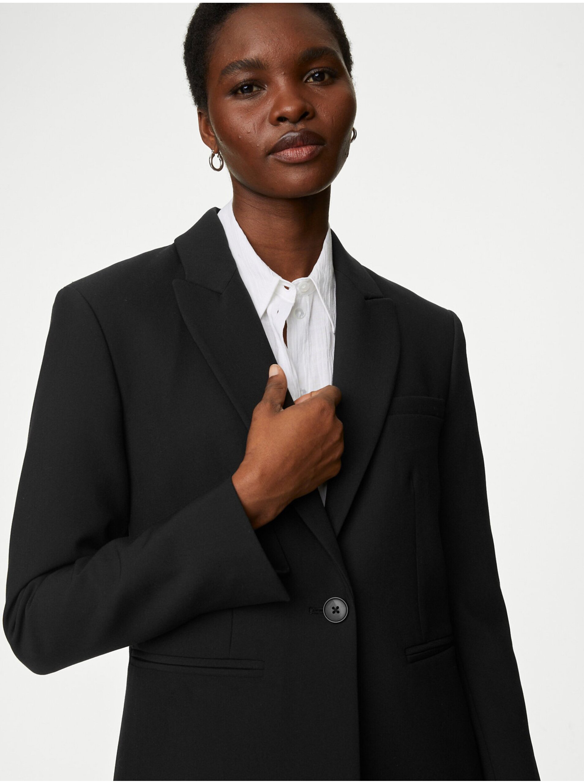 Lacno Čierne dámske sako Marks & Spencer
