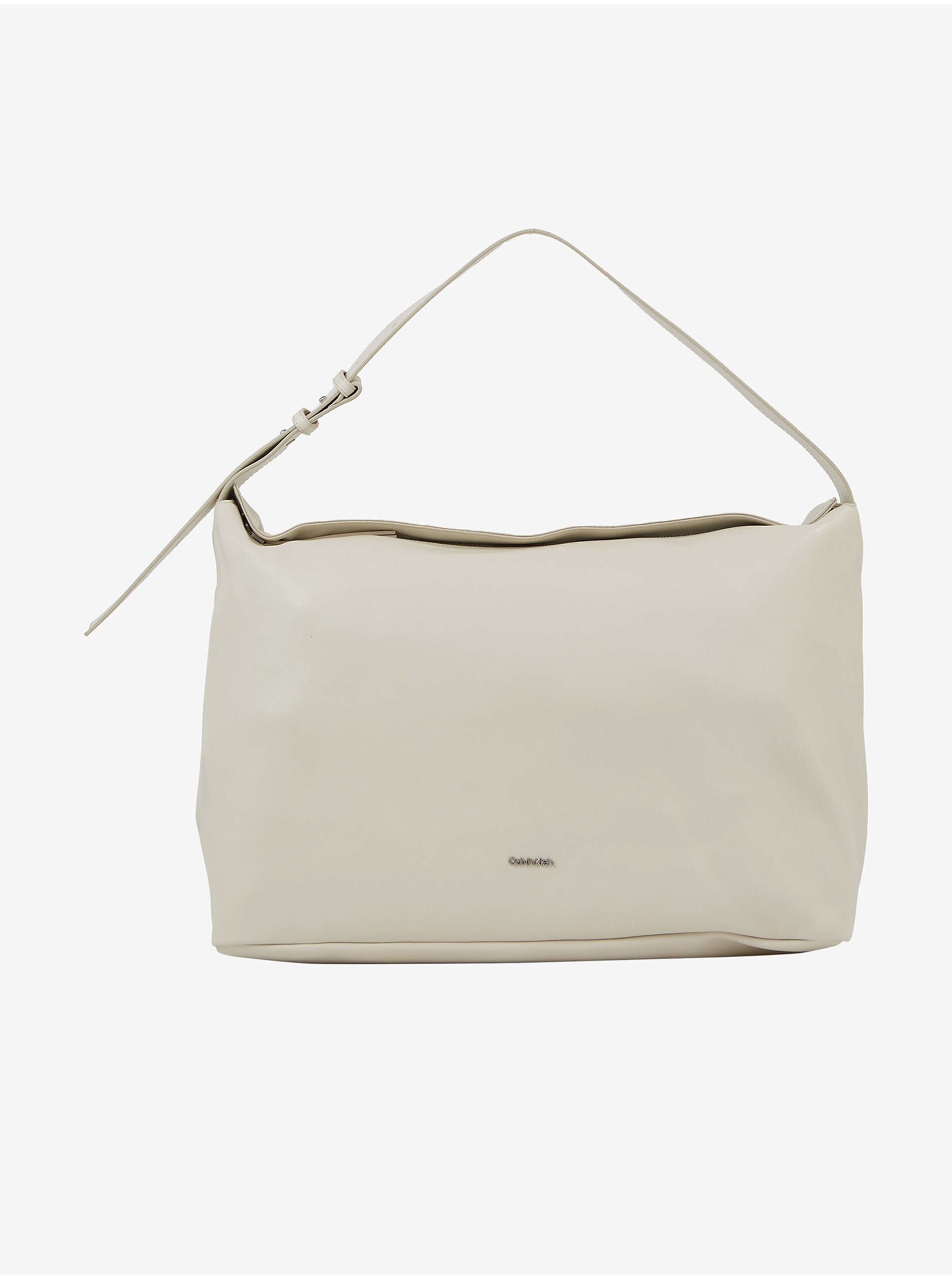 Lacno Béžová dámska kabelka Calvin Klein Elevated Soft Shoulder Bag