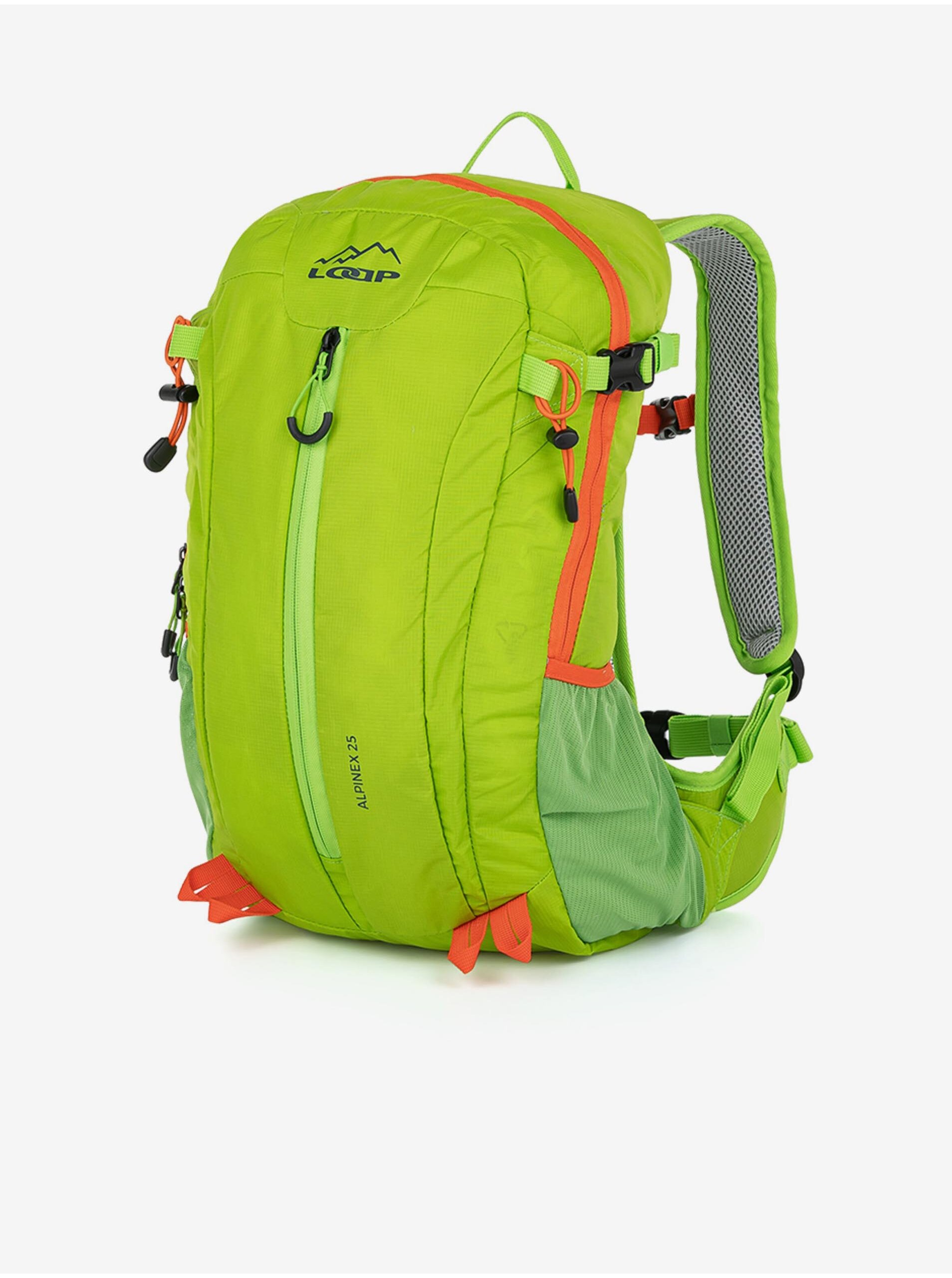 Levně Oranžovo-zelený turistický batoh 25 l LOAP Alpinex 25