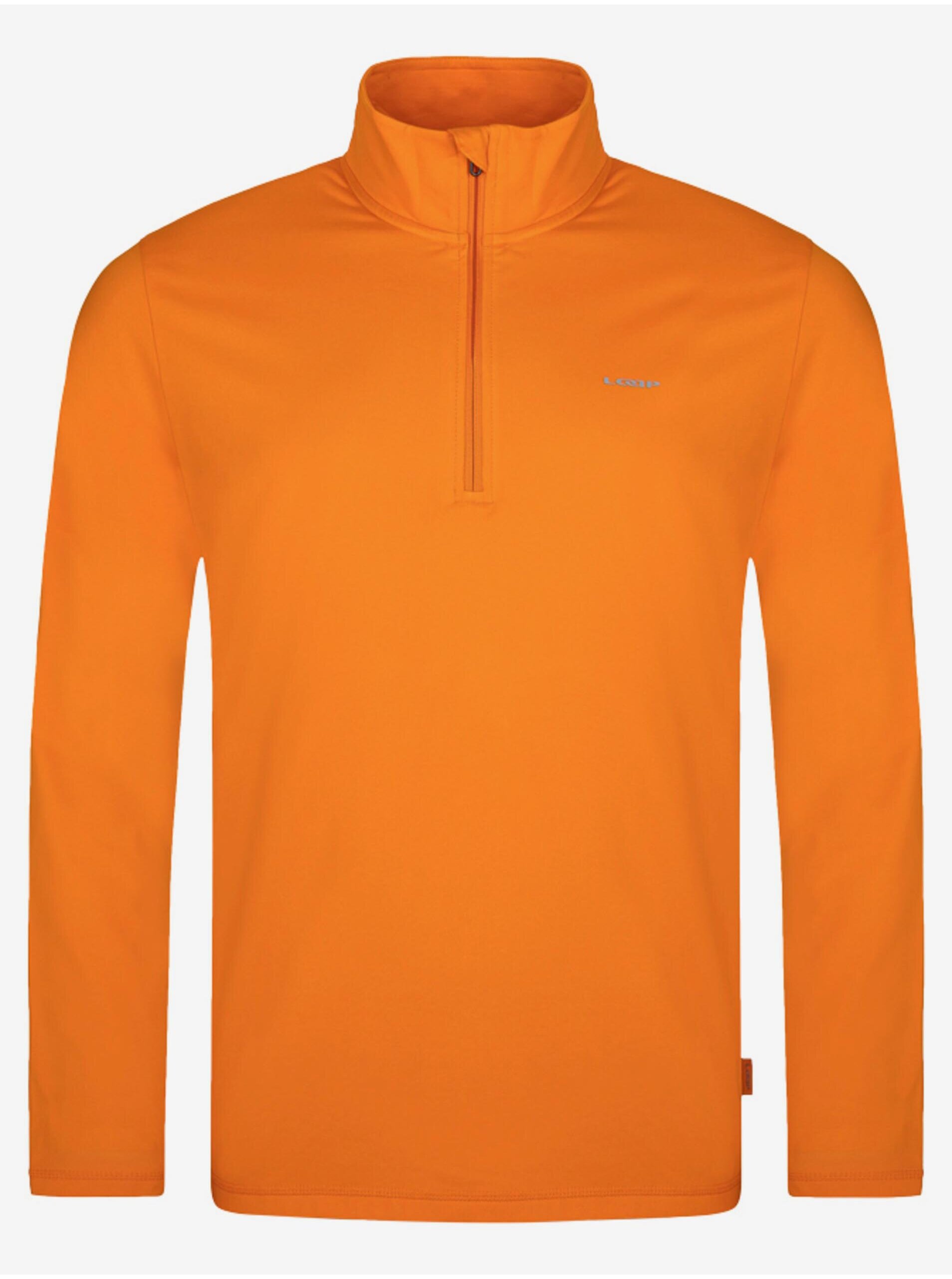 Levně Oranžové pánské funkční tričko LOAP Partl