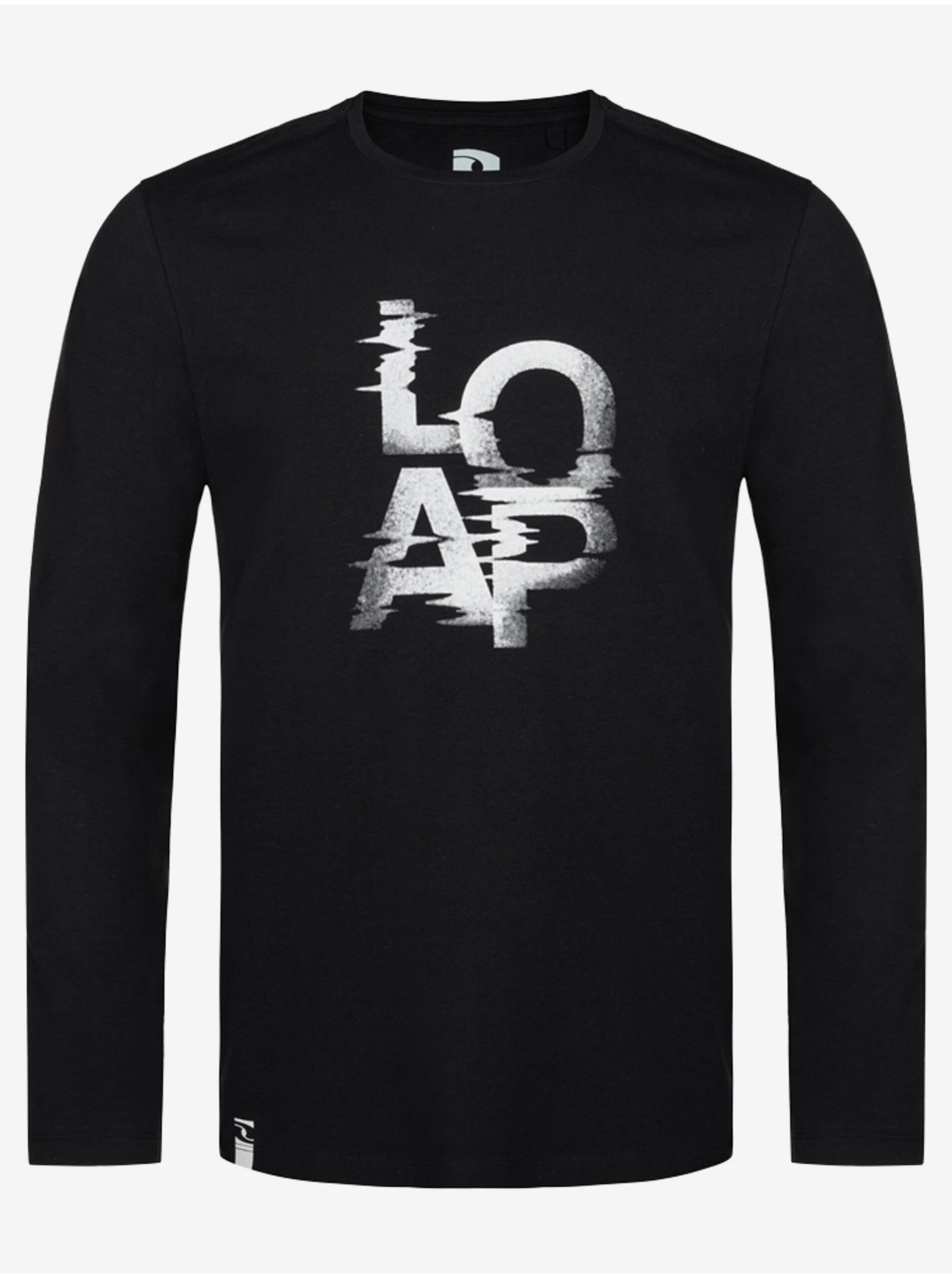 Levně Černé pánské tričko LOAP Altron