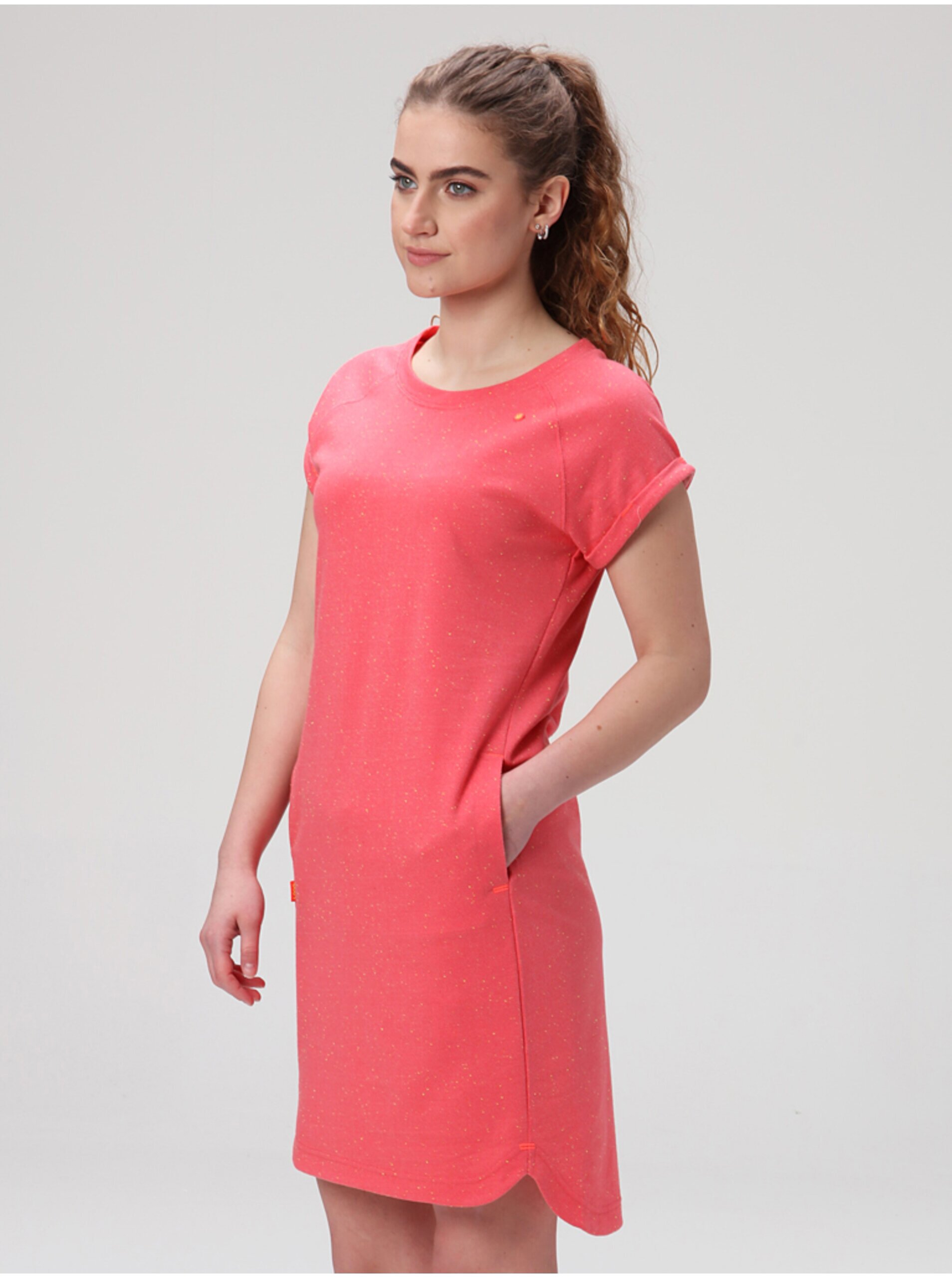 Lacno Šaty na denné nosenie pre ženy LOAP - ružová