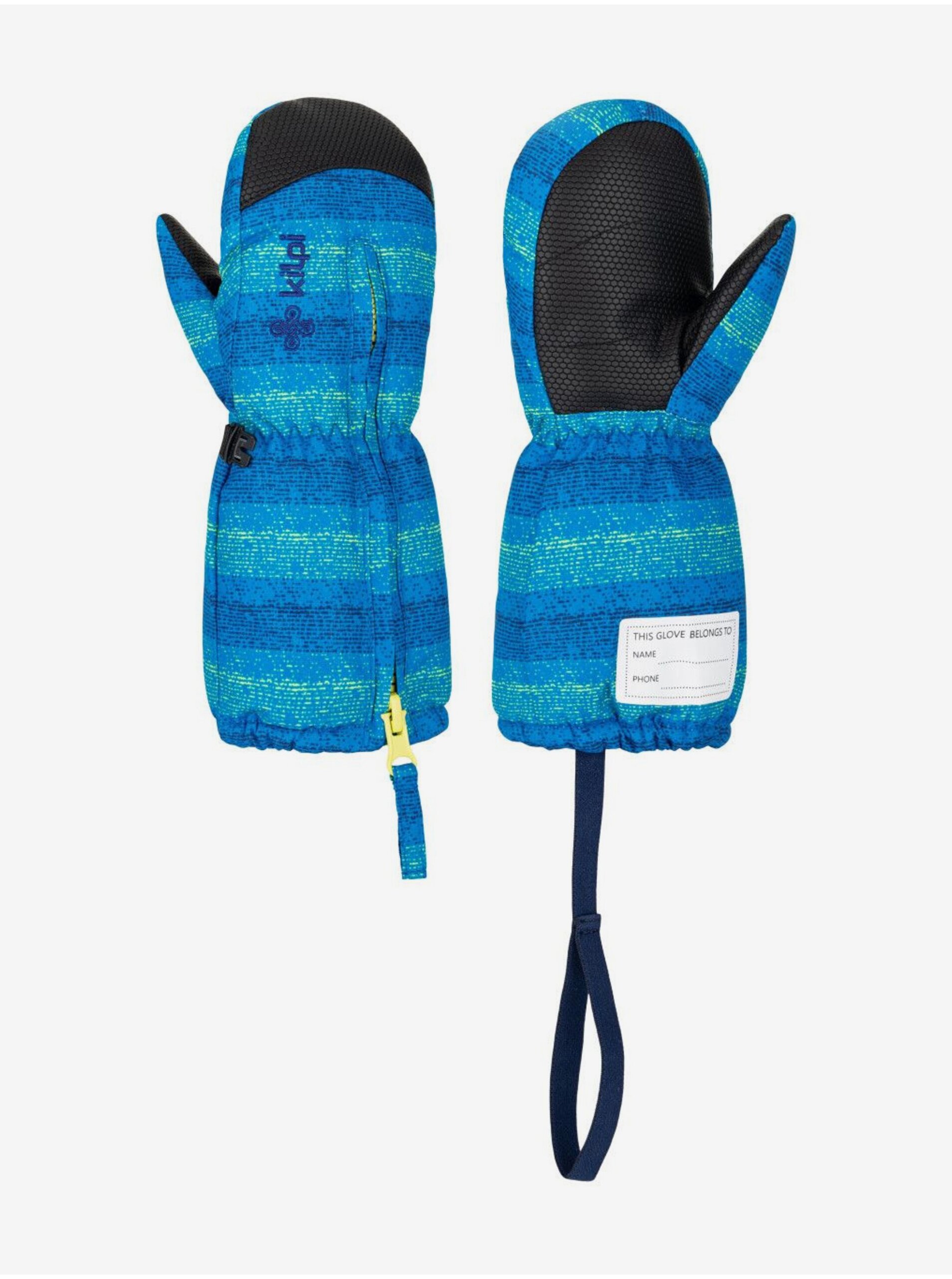 Levně Modré dětské lyžařské rukavice Kilpi PALMER