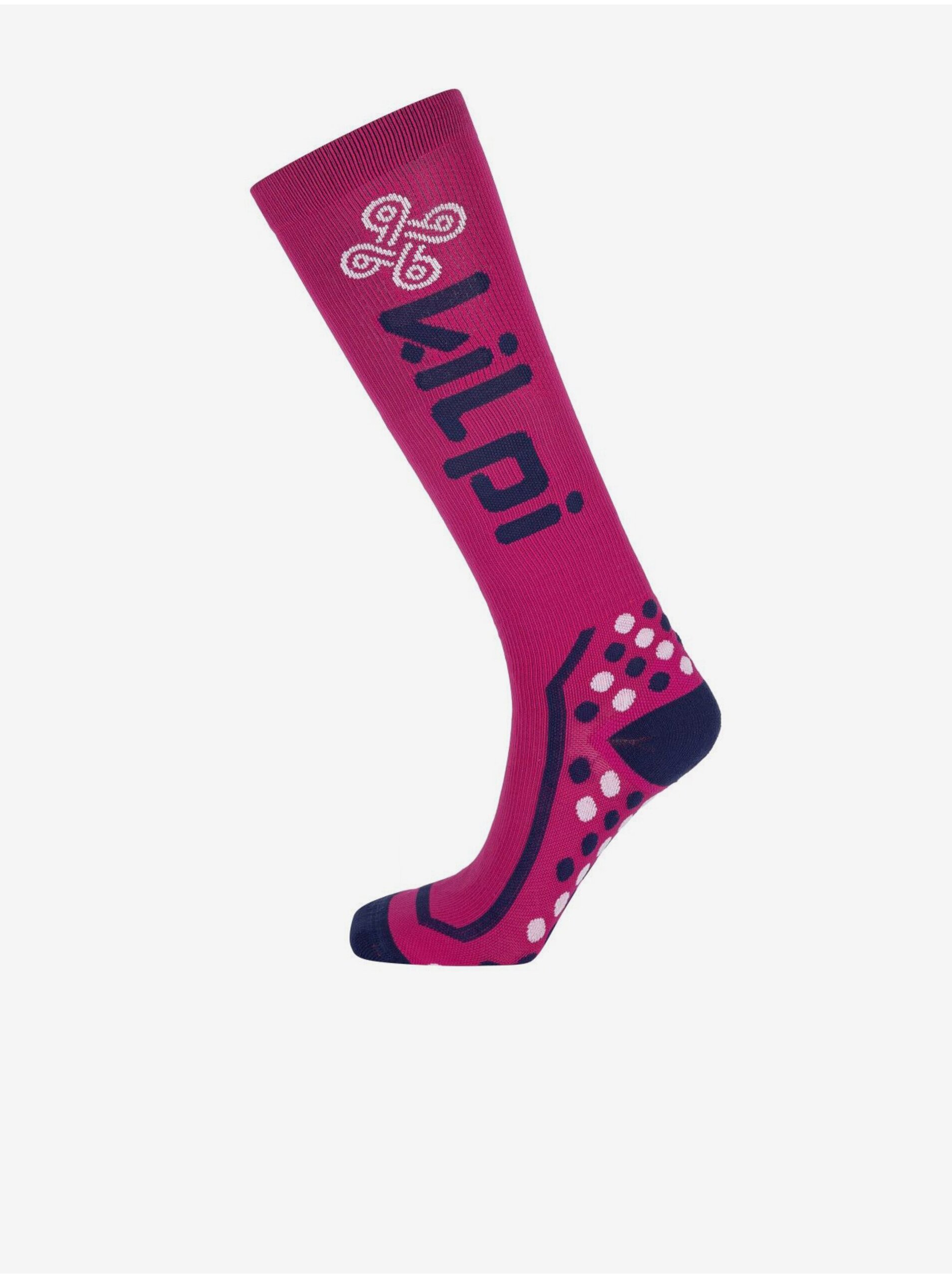 Lacno Ponožky pre mužov Kilpi - tmavoružová