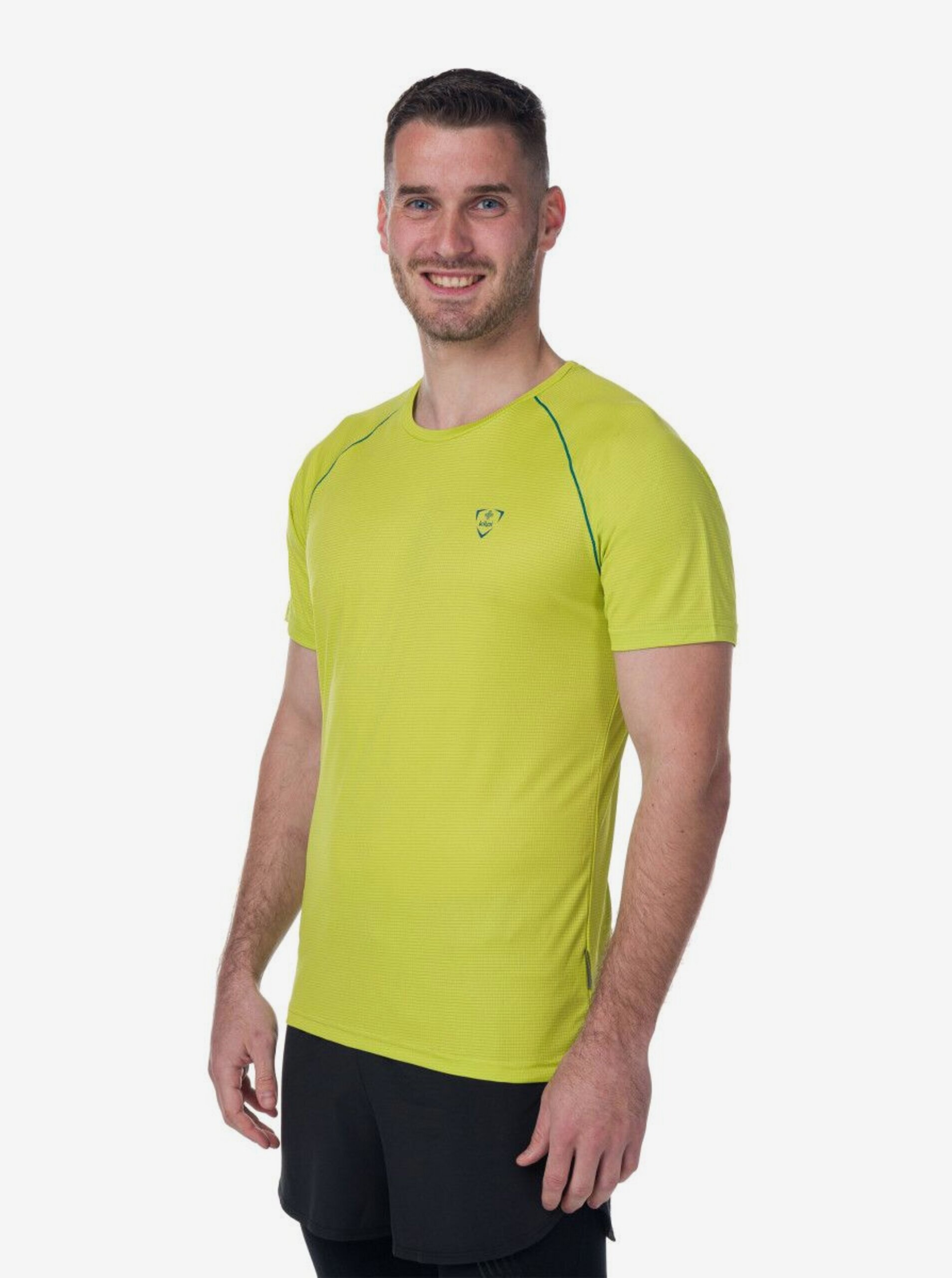 Lacno Svetlozelené pánske športové tričko Kilpi DIMARO