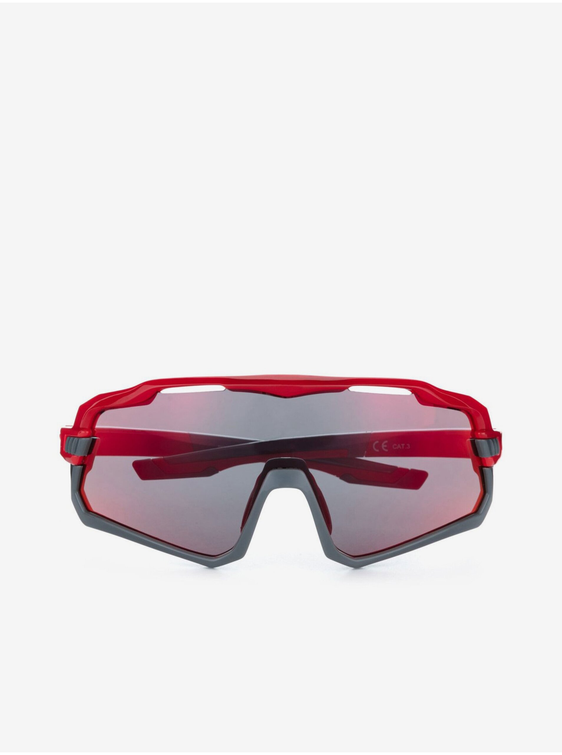 Levně Červené cyklistické sluneční brýle Kilpi SHADY