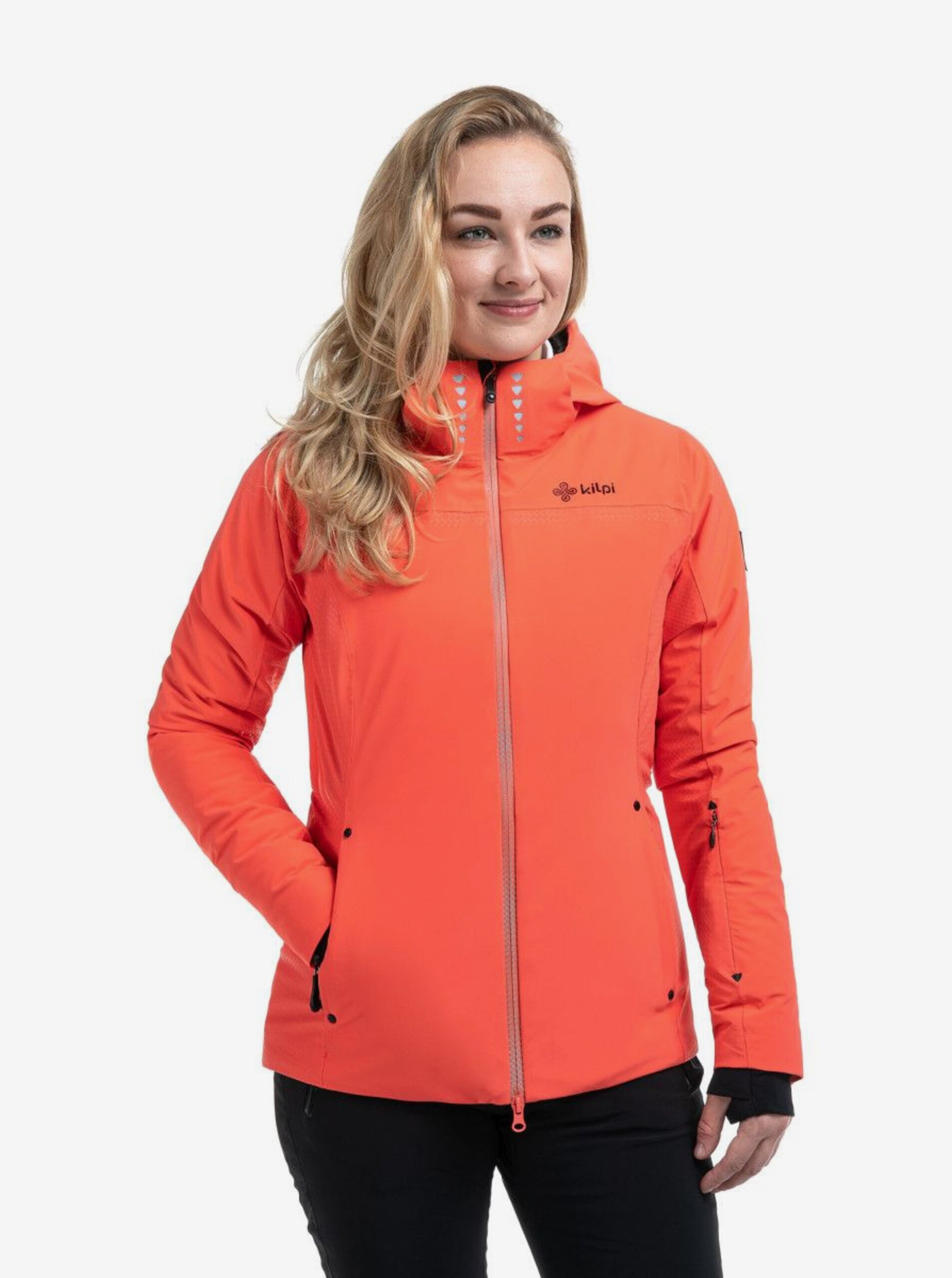 Levně Korálová dámská lyžařská bunda Kilpi Cortini