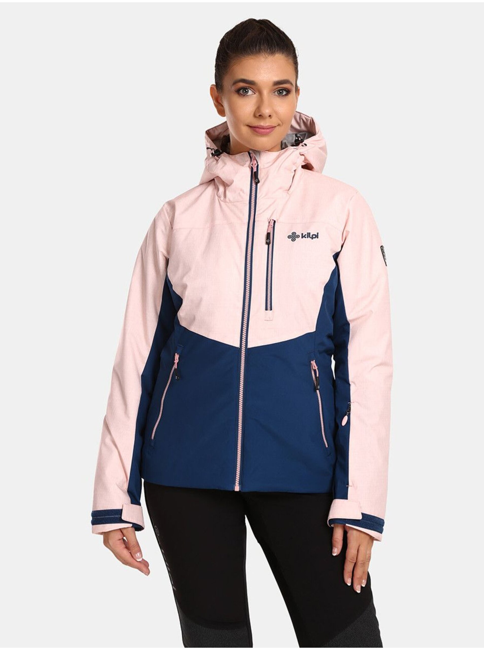 Levně Modro-růžová dámská lyžařská bunda Kilpi Flip