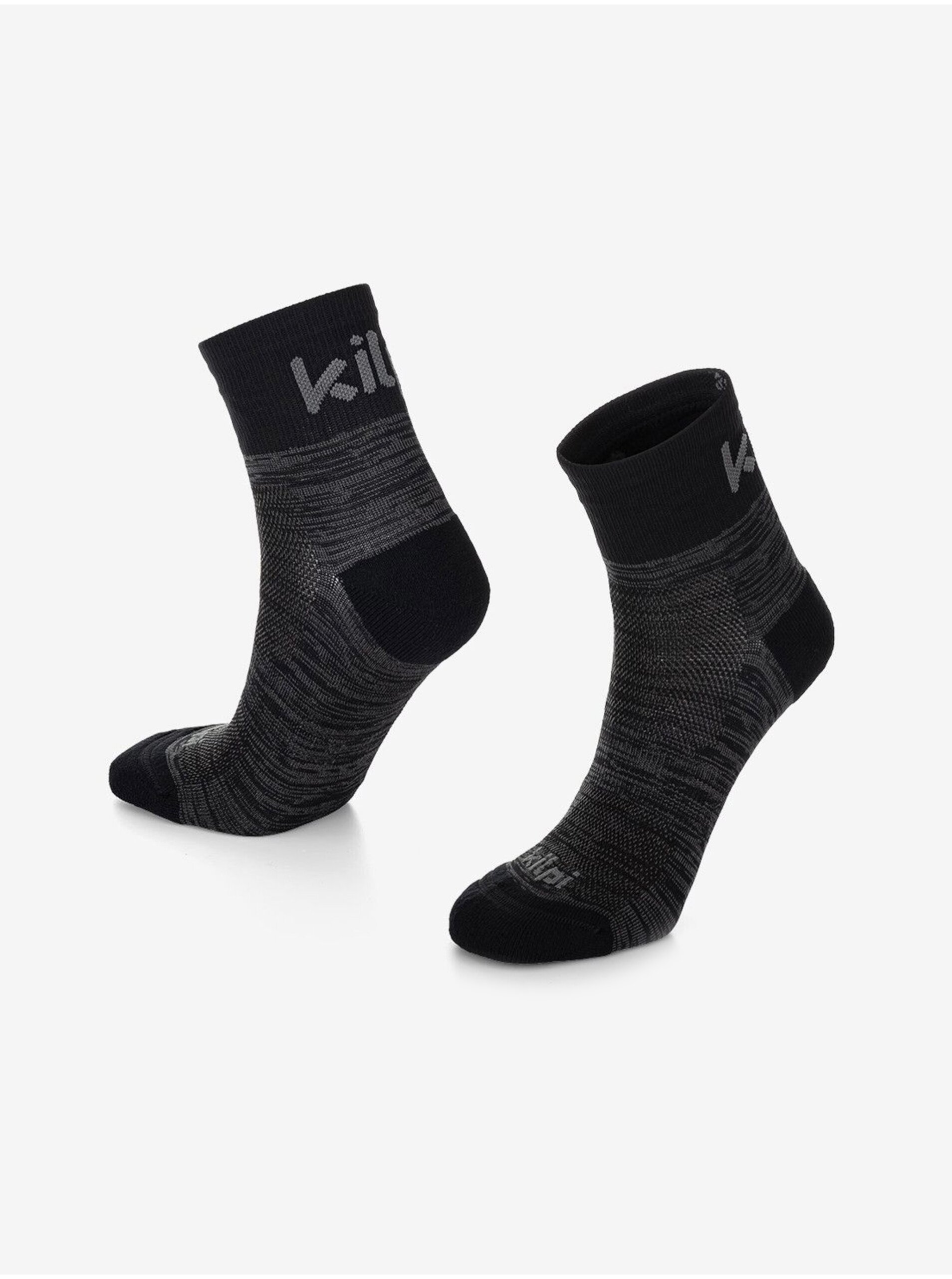 E-shop Černé unisex sportovní ponožky Kilpi SPEED