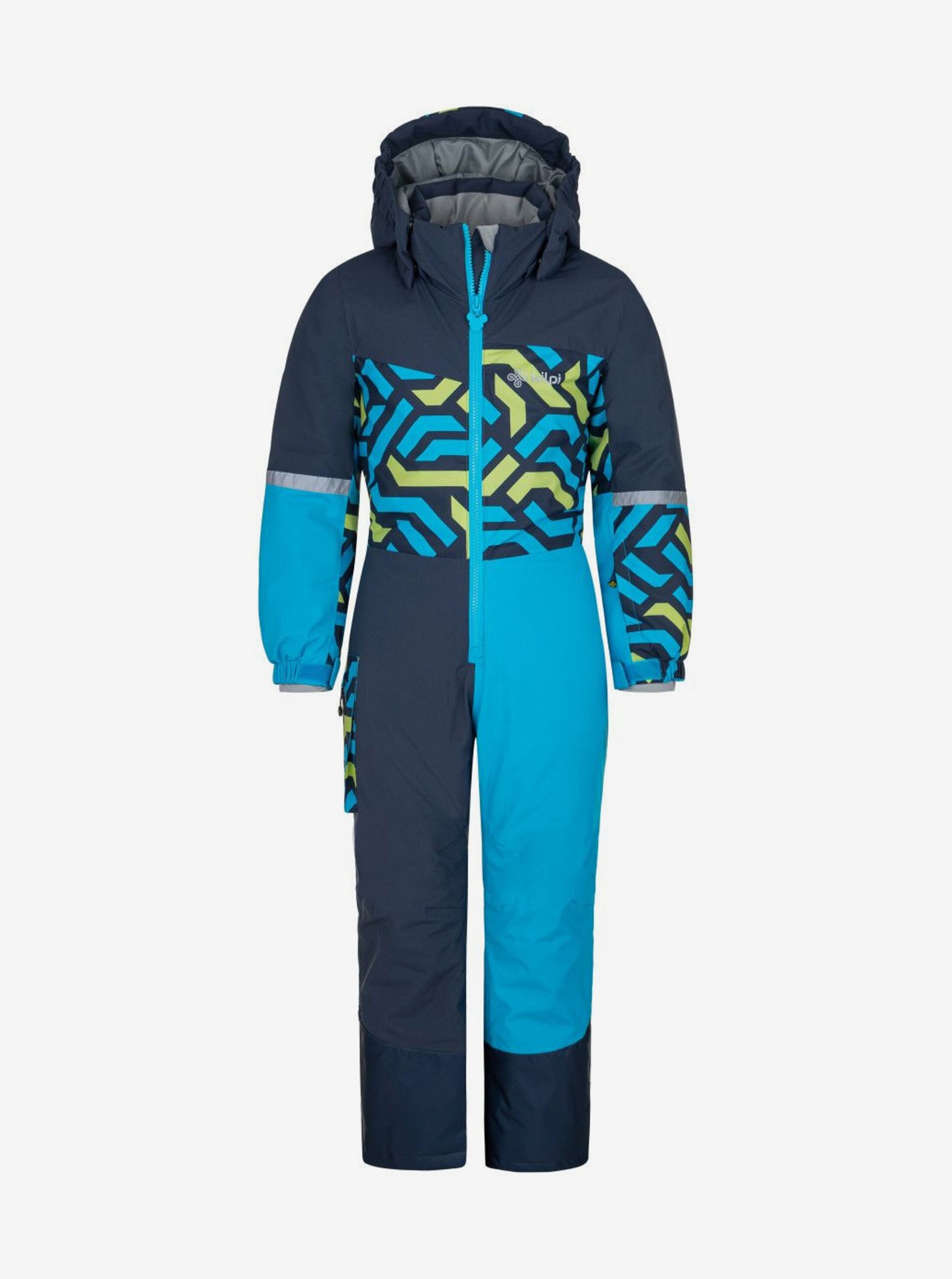 Lacno Modrá chlapčenská lyžiarska zimná kombinéza Kilpi Pontino-JB